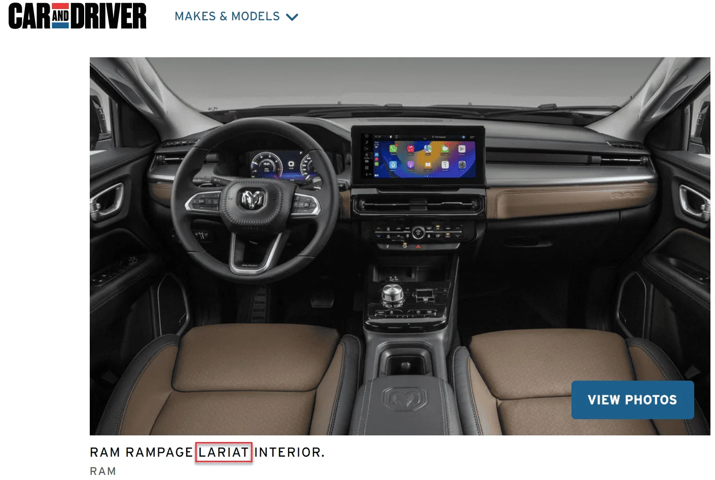 Ford Maverick Competition Full Reveal: Ram Rampage Laramie, Rebel & R/T 1687445842076