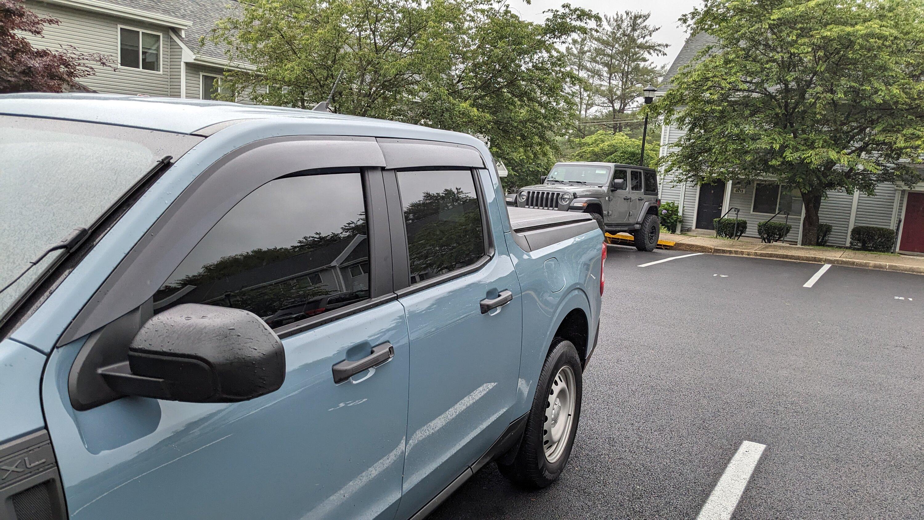 Ford Maverick Has anyone gone with a window tint for the front door windows that is a shade lighter than the back? PXL_20230622_150318322