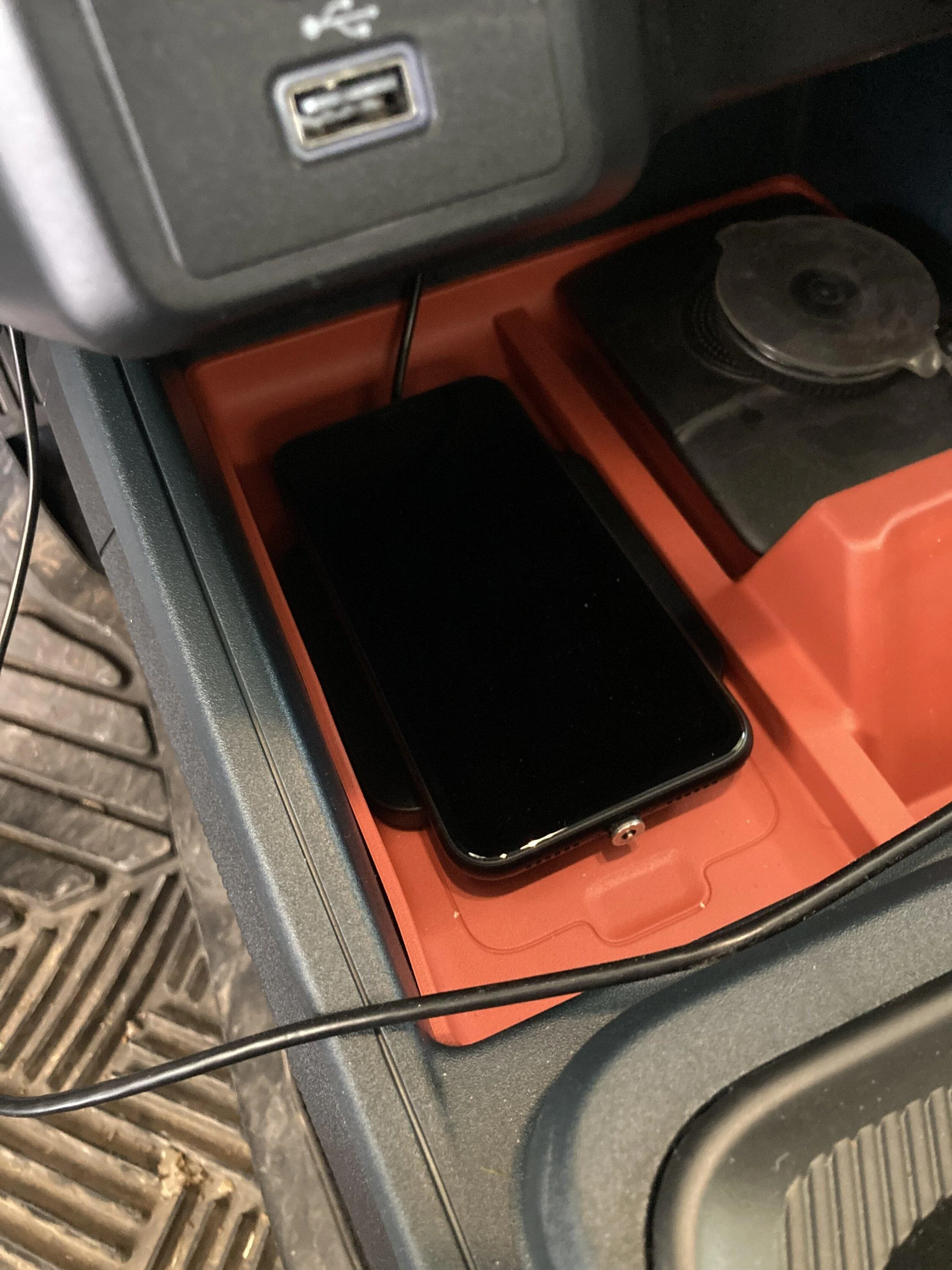 Ford Maverick My take on the wireless charger IMG_4378