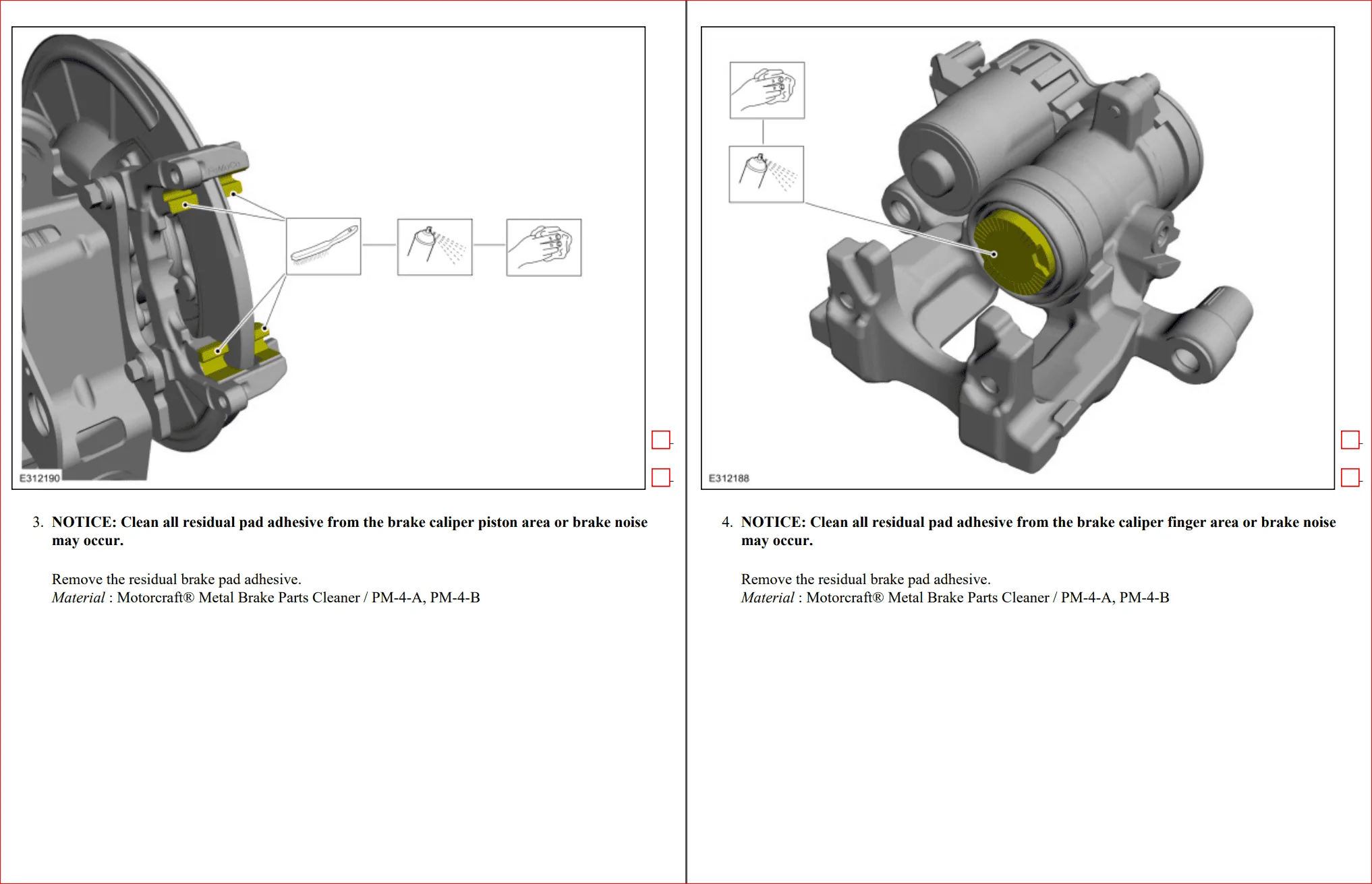 Ford Maverick Brake pad replacement process Rear 005
