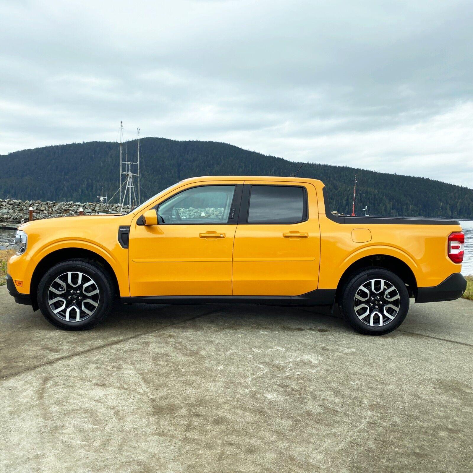 Ford Maverick Dawn Entreprises Body Side Molding - Low vs. High Positions high