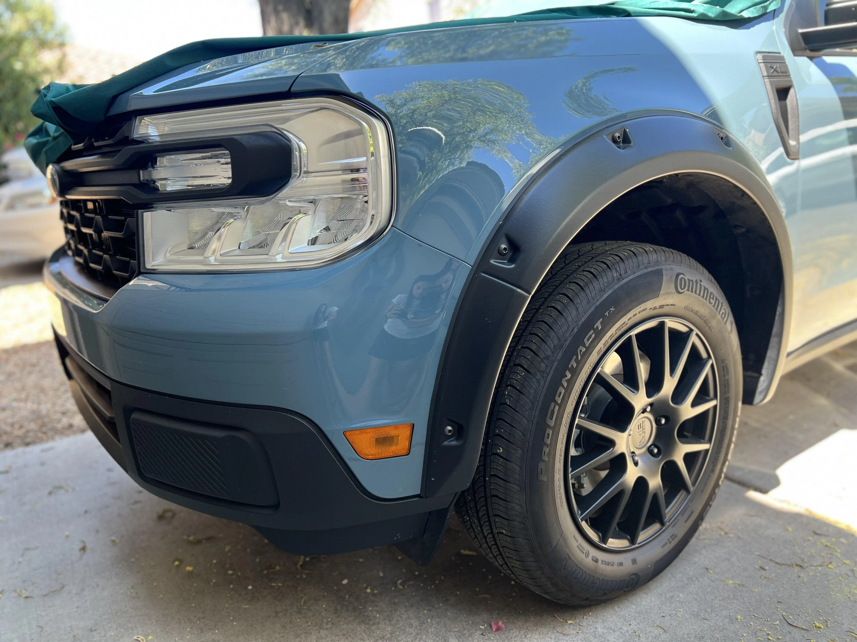 Ford Maverick Need helping deciding tire sizes with fenders IMG_4516