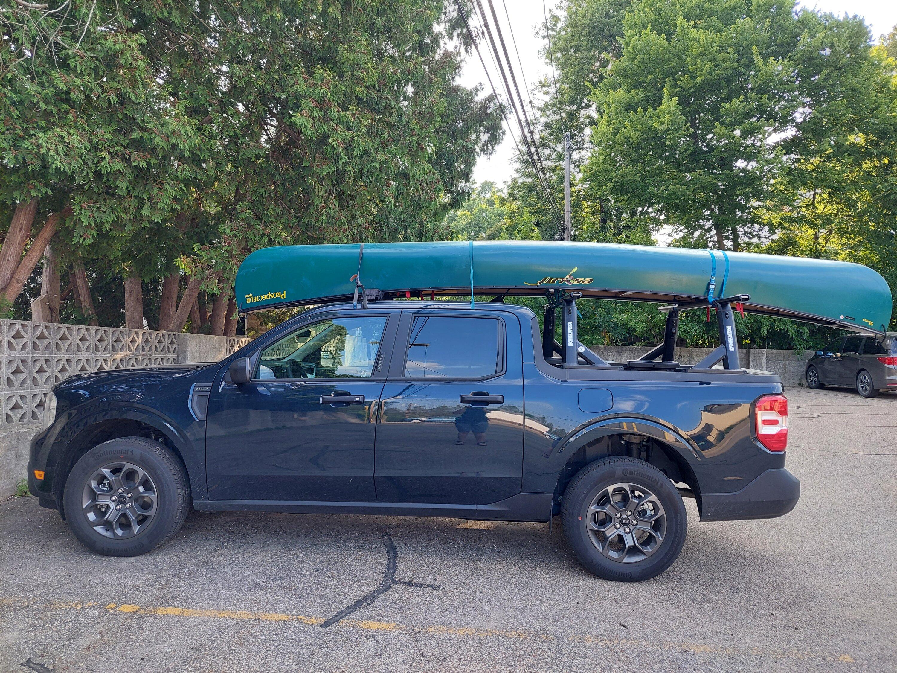 Ford Maverick The goal is to haul as many kayaks as I can 20230622_180913