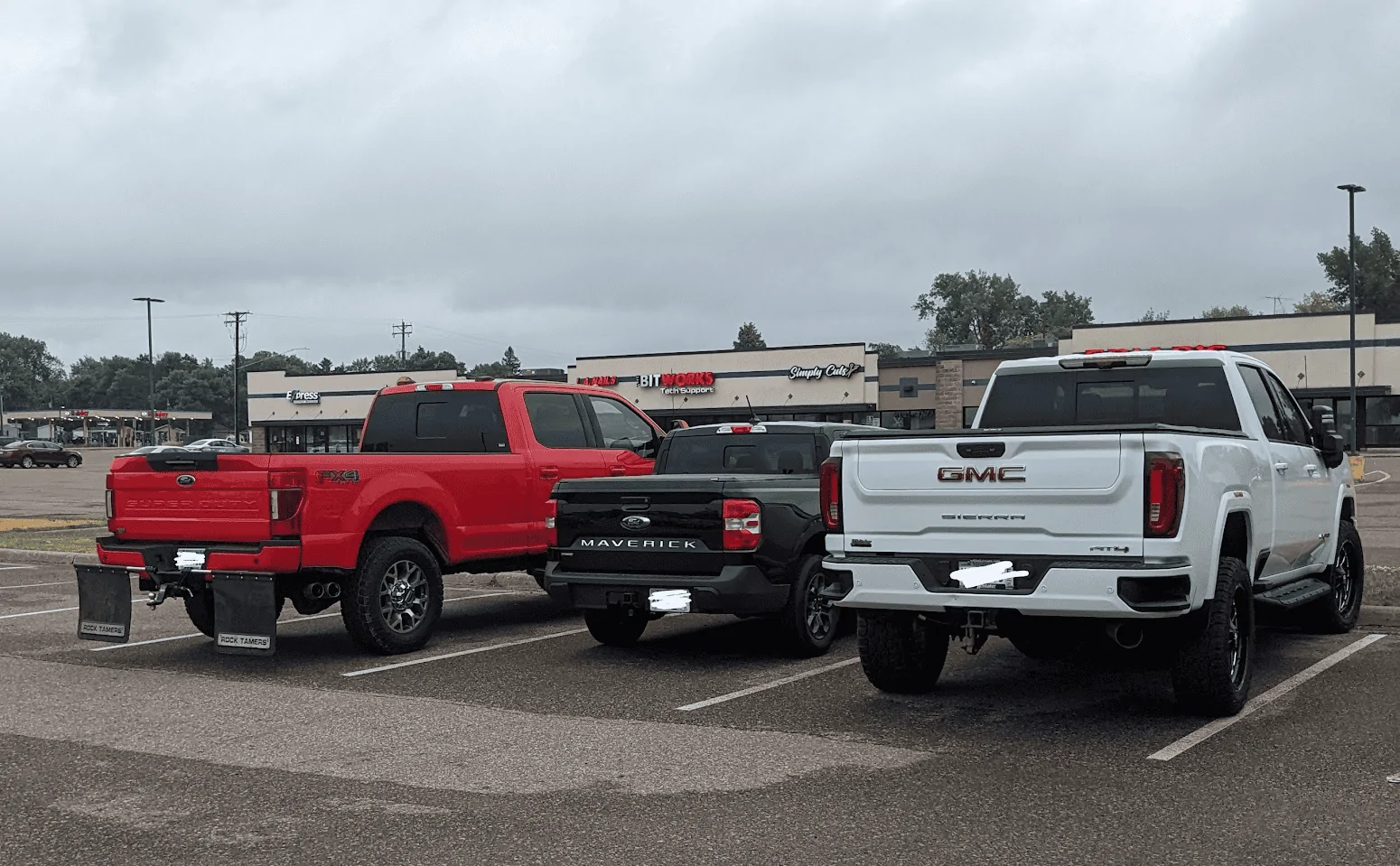 Ford Maverick Post your Maverick next to ridiculously large trucks - photos thread 1687871536789