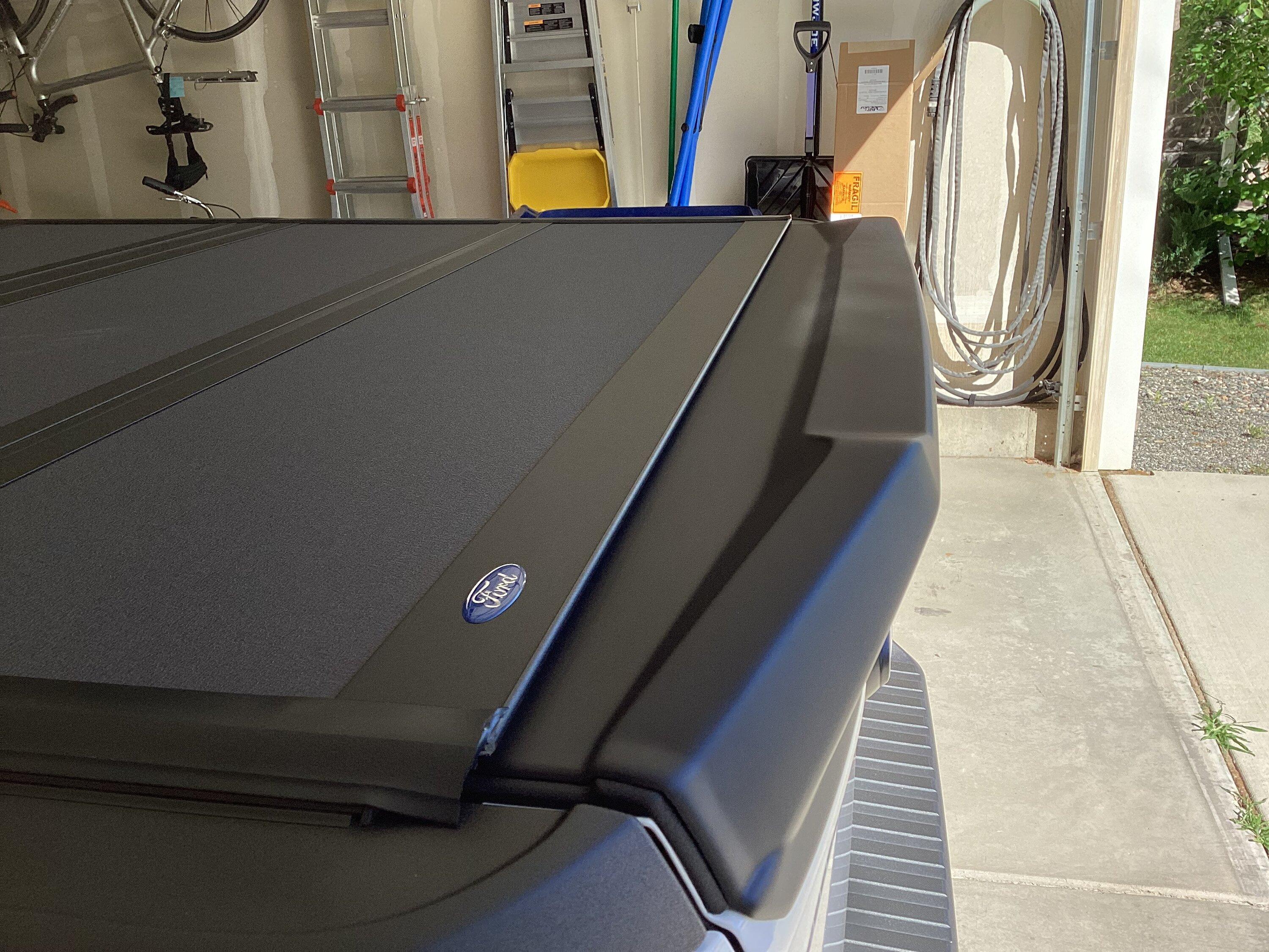 Ford Maverick Tailgate Spoiler installed IMG_0226