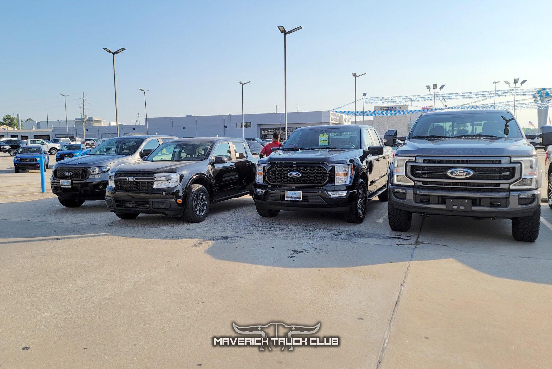 Ford Maverick Size comparison - Maverick vs Ranger, F-150, Superduty 20211008_170322