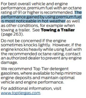 Ford Maverick Do you need premium gas? Captur