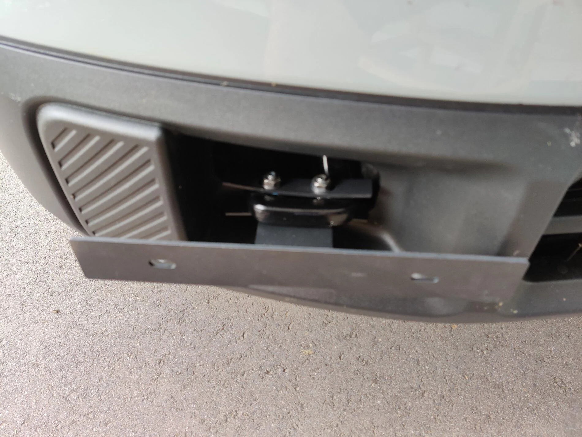 Ford Maverick License Plate Mount - FX4 Tow Hook Option IMG_20211009_162818
