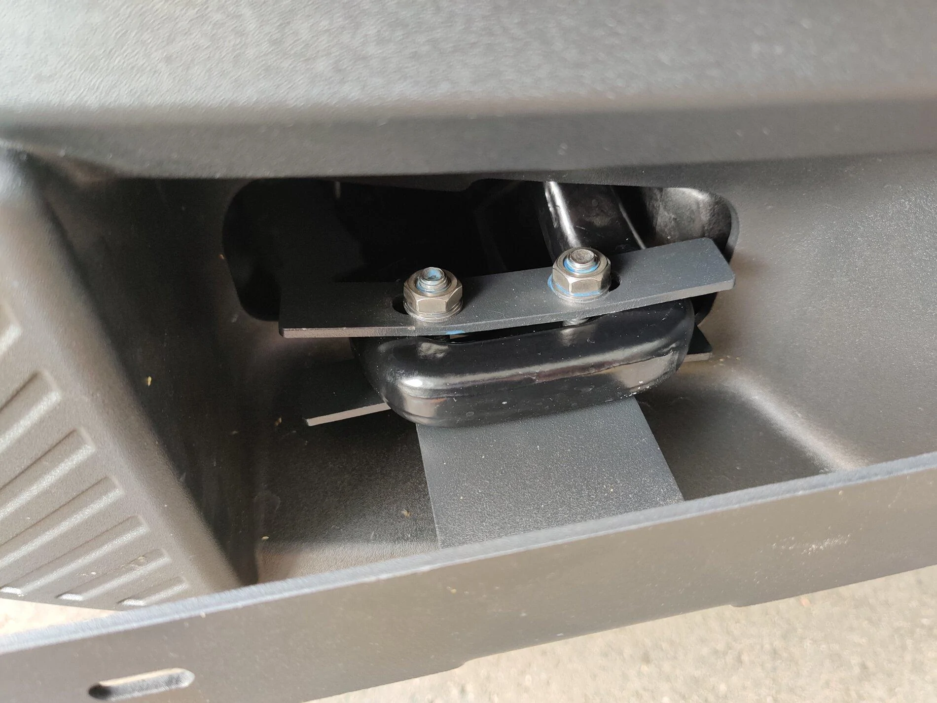 Ford Maverick License Plate Mount - FX4 Tow Hook Option IMG_20211009_162823