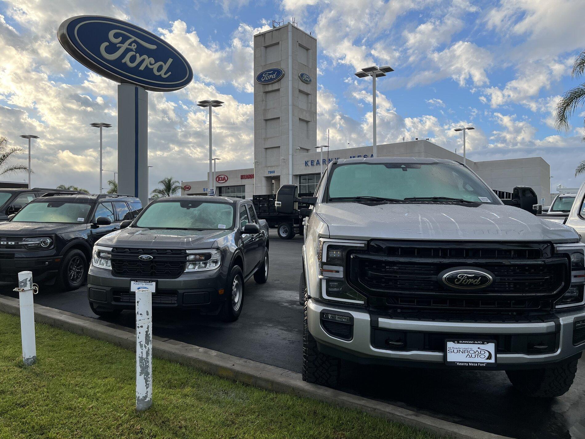 Ford Maverick Size comparison - Maverick vs Ranger, F-150, Superduty Maverick - Super Duty Comparison