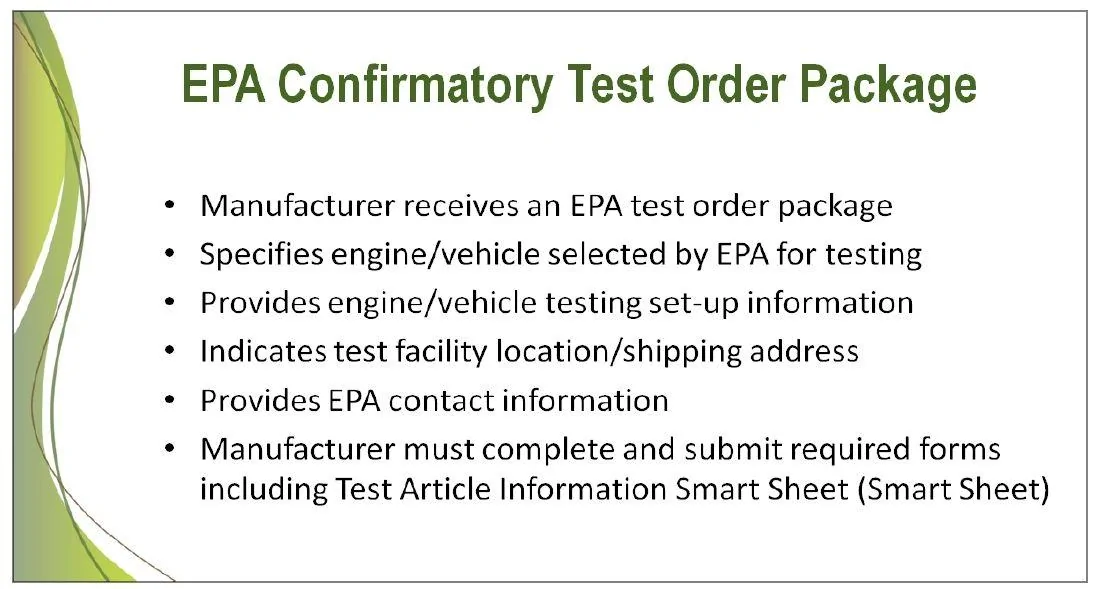 Ford Maverick EPA and Ford's process to getting EPA approval for Hybrid Maverick OKTB EPA Confirmatory Test Order Packag