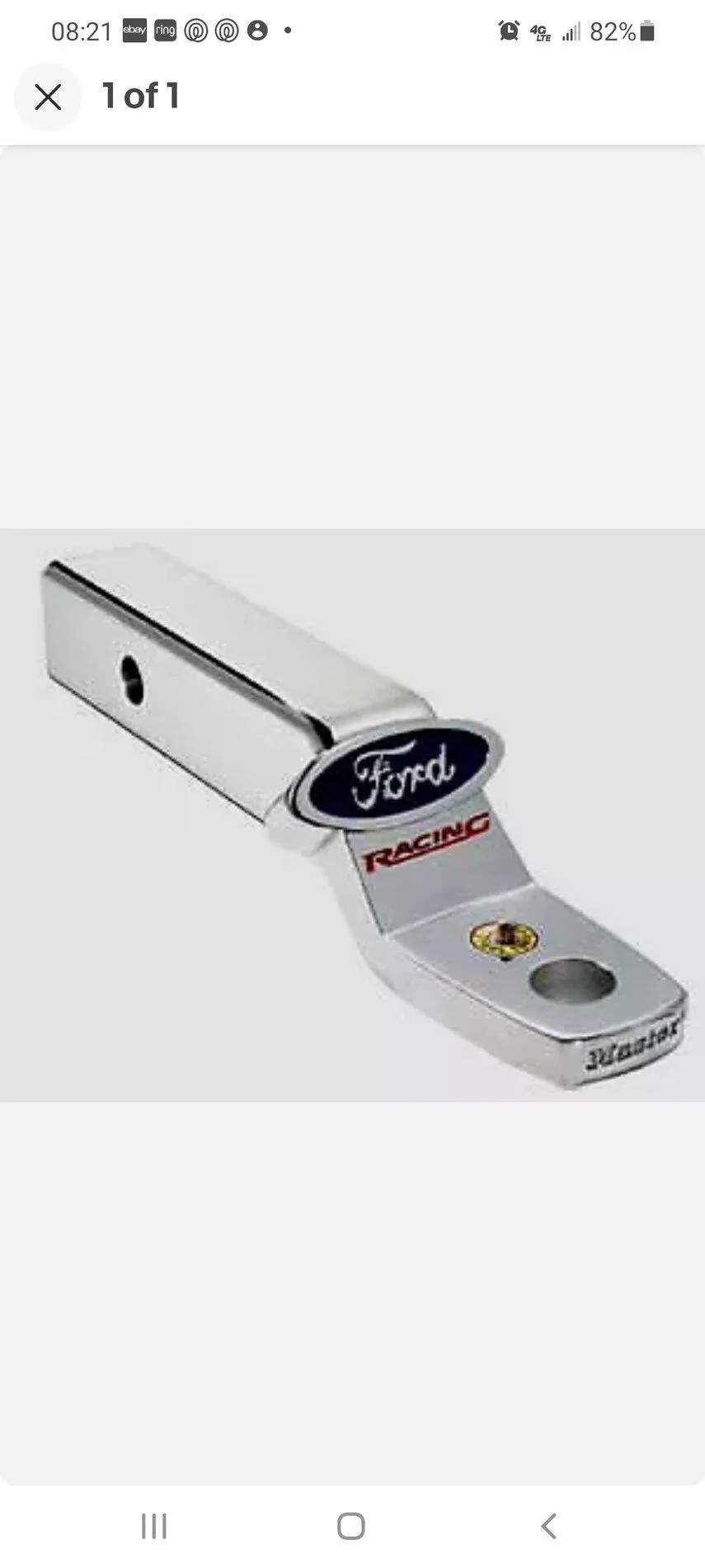 Ford Maverick Trailer hitch receiver size? Screenshot_20211012-082158_eBay
