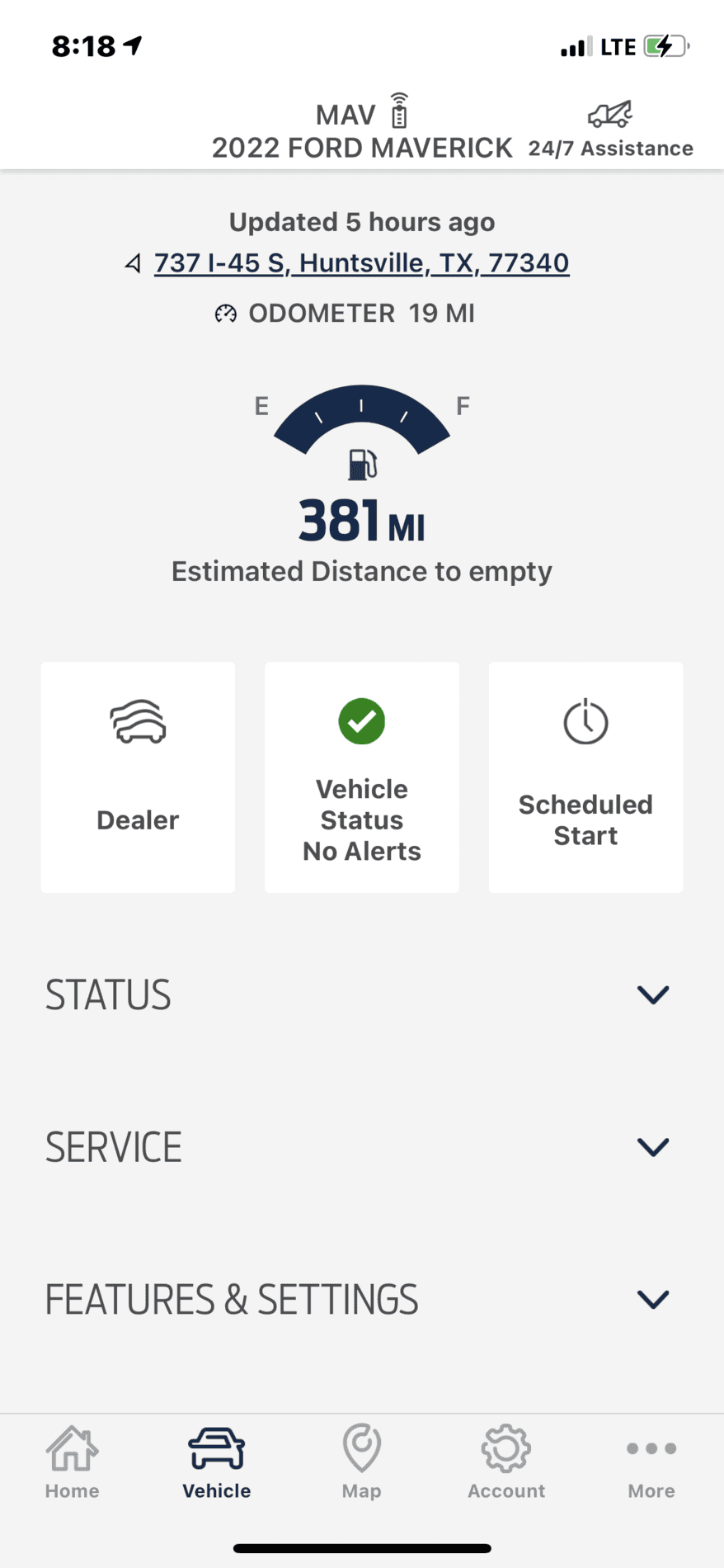 Ford Maverick FordPass Activated and not yet in my possession 093BF537-0EED-4F46-A578-D27B2C42F760
