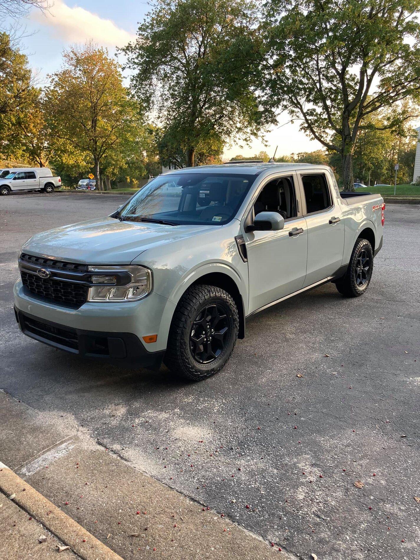 Ford Maverick Maverick on Falken Wildpeaks A/T3W 245/65/17 Tires, Tailgate Lettering, Door Sills, Splash Guards Maverick on Falken Wildpeaks A:T3W 245:65:17 Tires, Tailgate Lettering, Door Sills 1