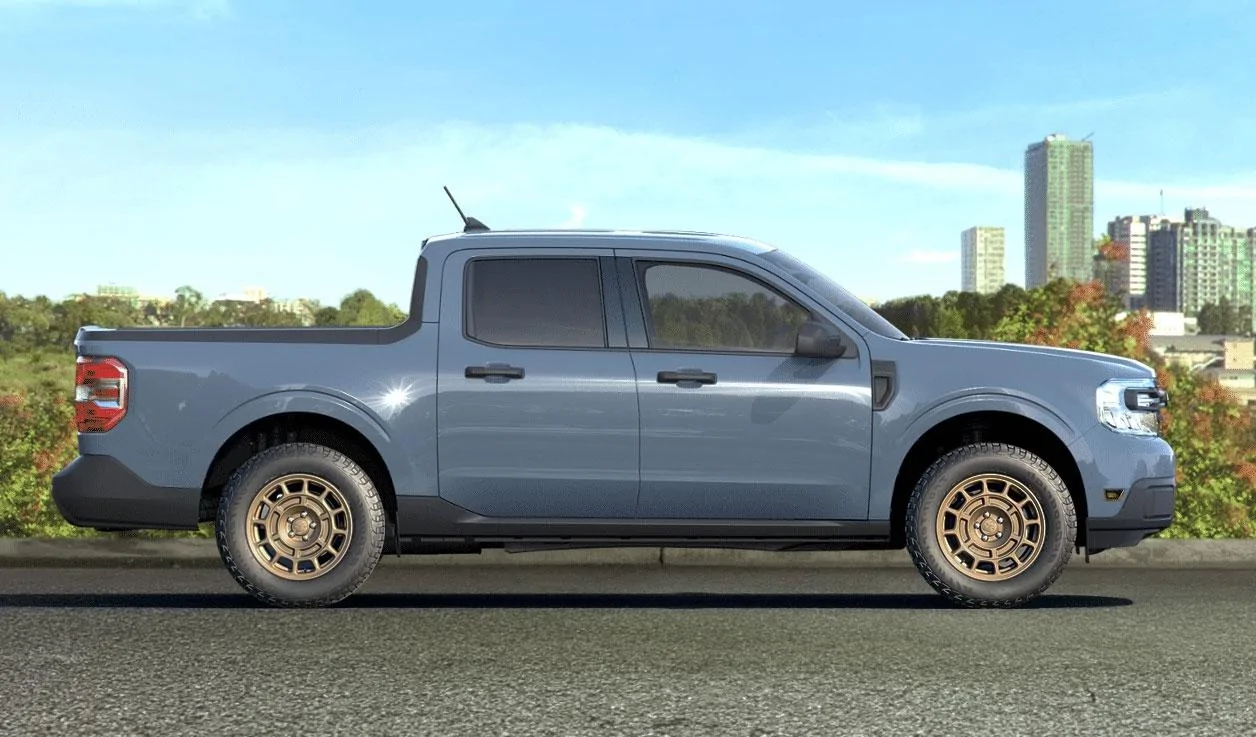 Ford Maverick Maverick on Aftermarket 17x8" Fifteen52 Metrix MX Bronze Wheels and 245/65/17 BFG Trail Terrain Tires Maverick5d