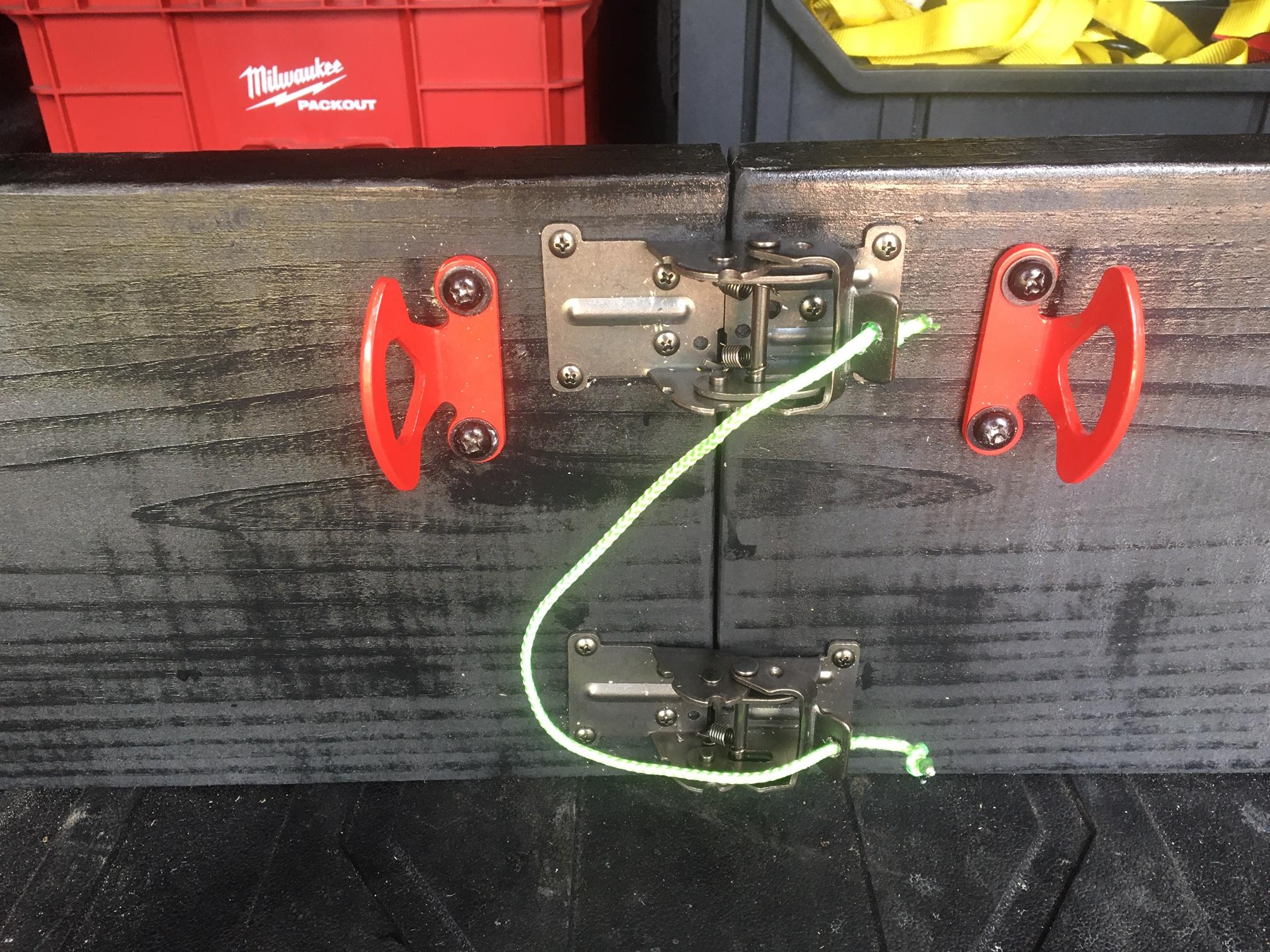 Ford Maverick DIY bed divider with lockable hinges IMG_0344.JPG