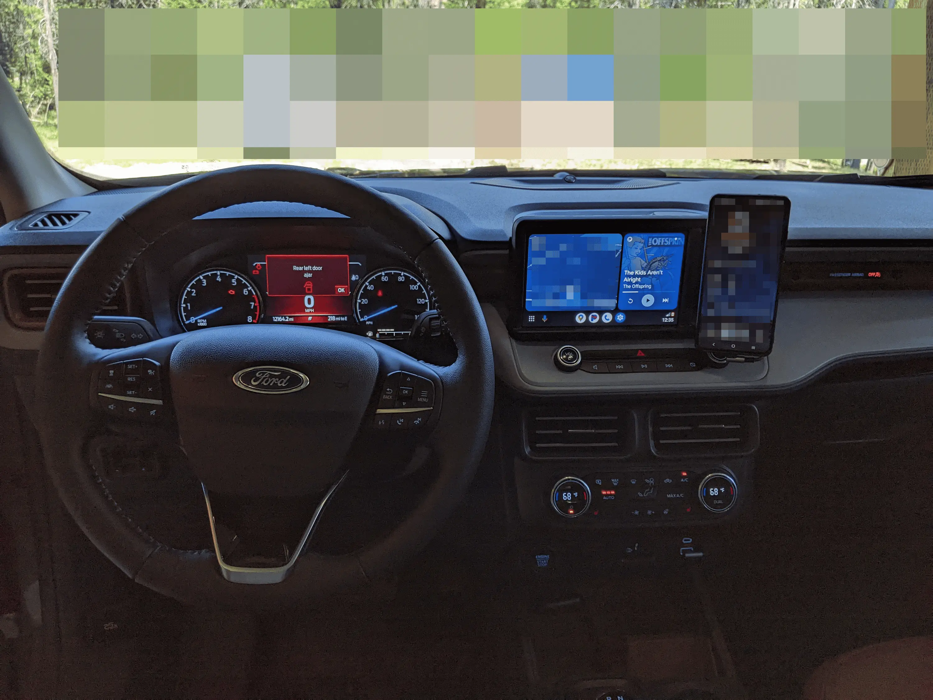 Ford Maverick Dash cubby hole -- what's in yours? 📸 PXL_20230629_183524264