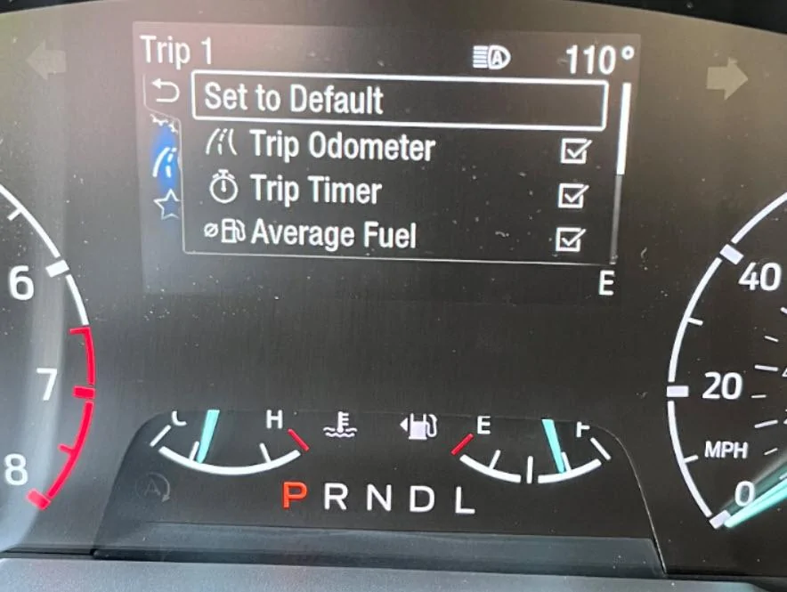 Ford Maverick Where is my trip odometer? Trip 1, Trip 2 - Instrument Cluster Configure - 2023-07-01