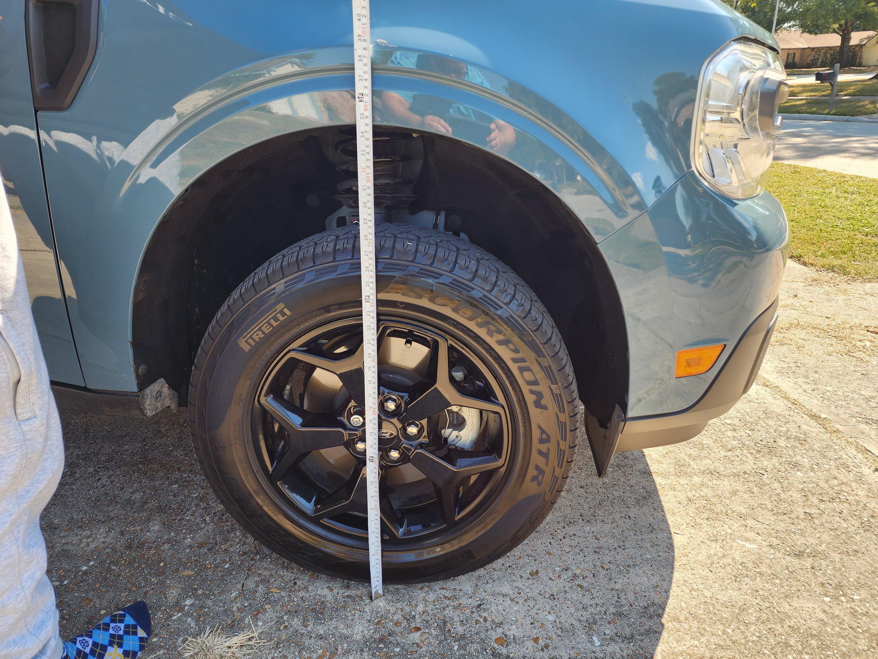 Ford Maverick 2.5 inch superlift added. 20221014_145705
