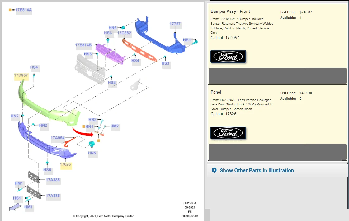 Ford Maverick Cost to fix a damaged front bumper and headlight on Maverick? 1688399440524