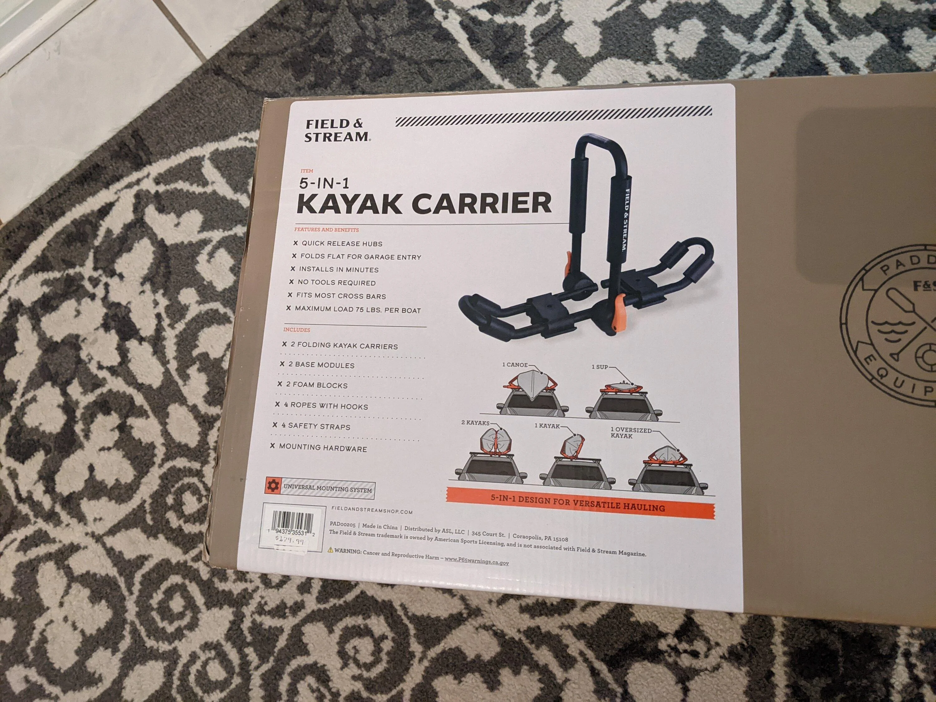 Ford Maverick Kayak carrier PXL_20230703_173246253