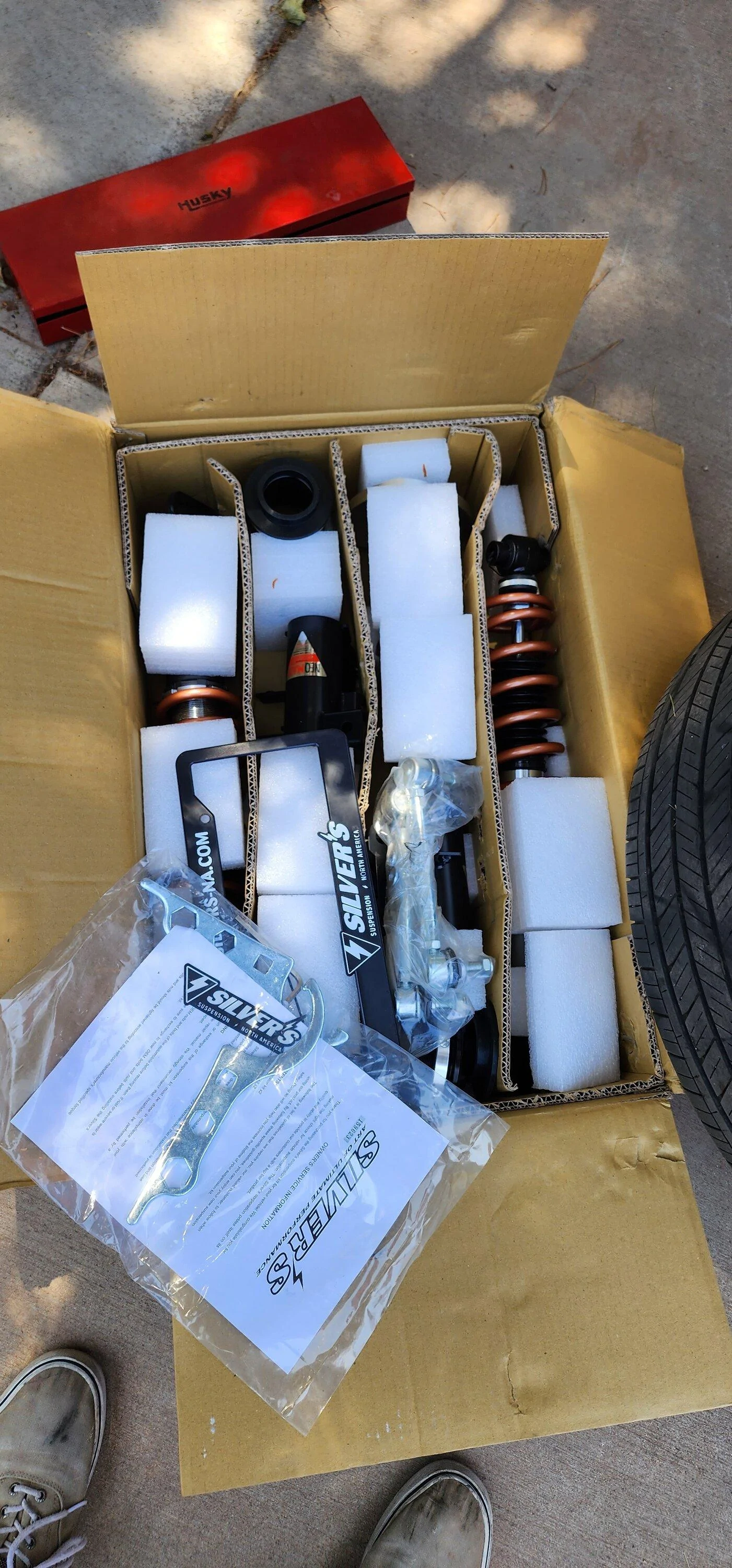 Ford Maverick Slammed on Silver's Coilovers (23 Hybrid Lariat) 20230628_144159