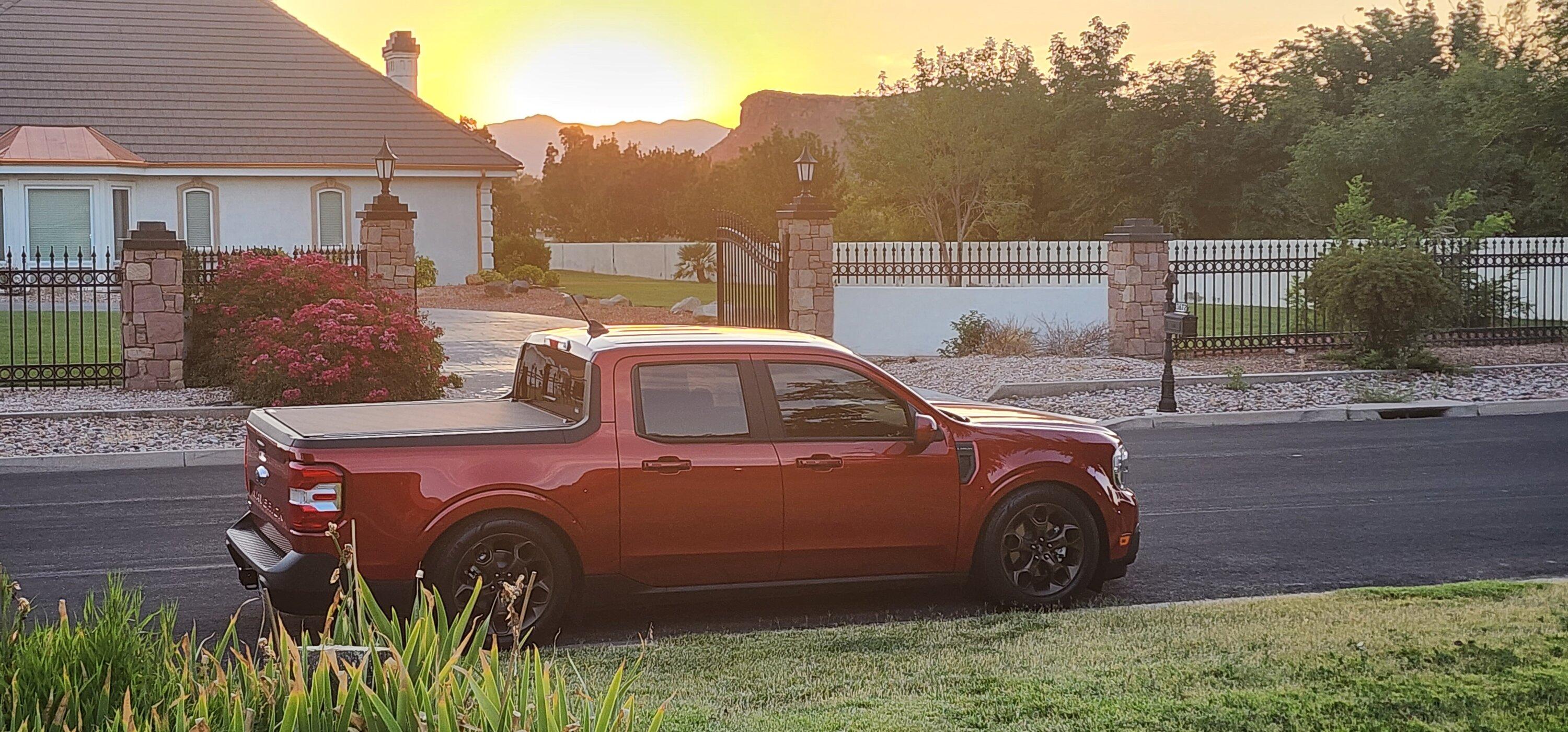 Ford Maverick Slammed on Silver's Coilovers (23 Hybrid Lariat) 20230703_204134