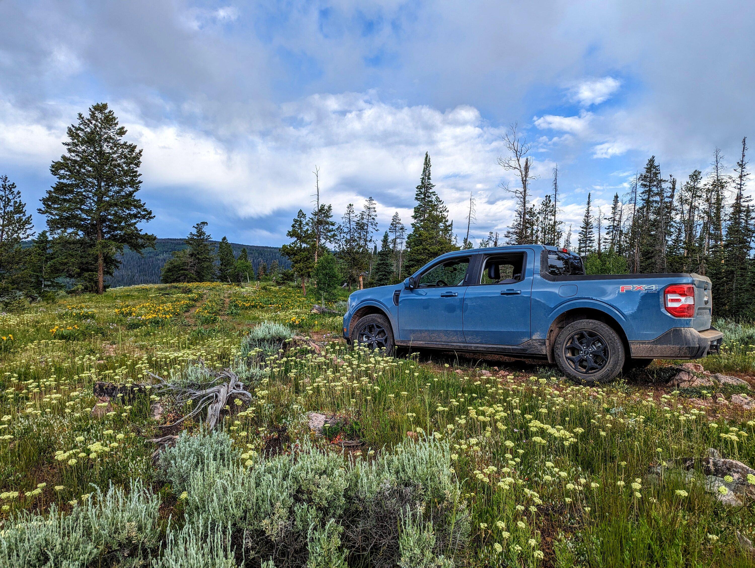 Ford Maverick Photos: 2022 Maverick EcoBoost Lariat doing truck stuff in Colorado PXL_20230704_151850677~2