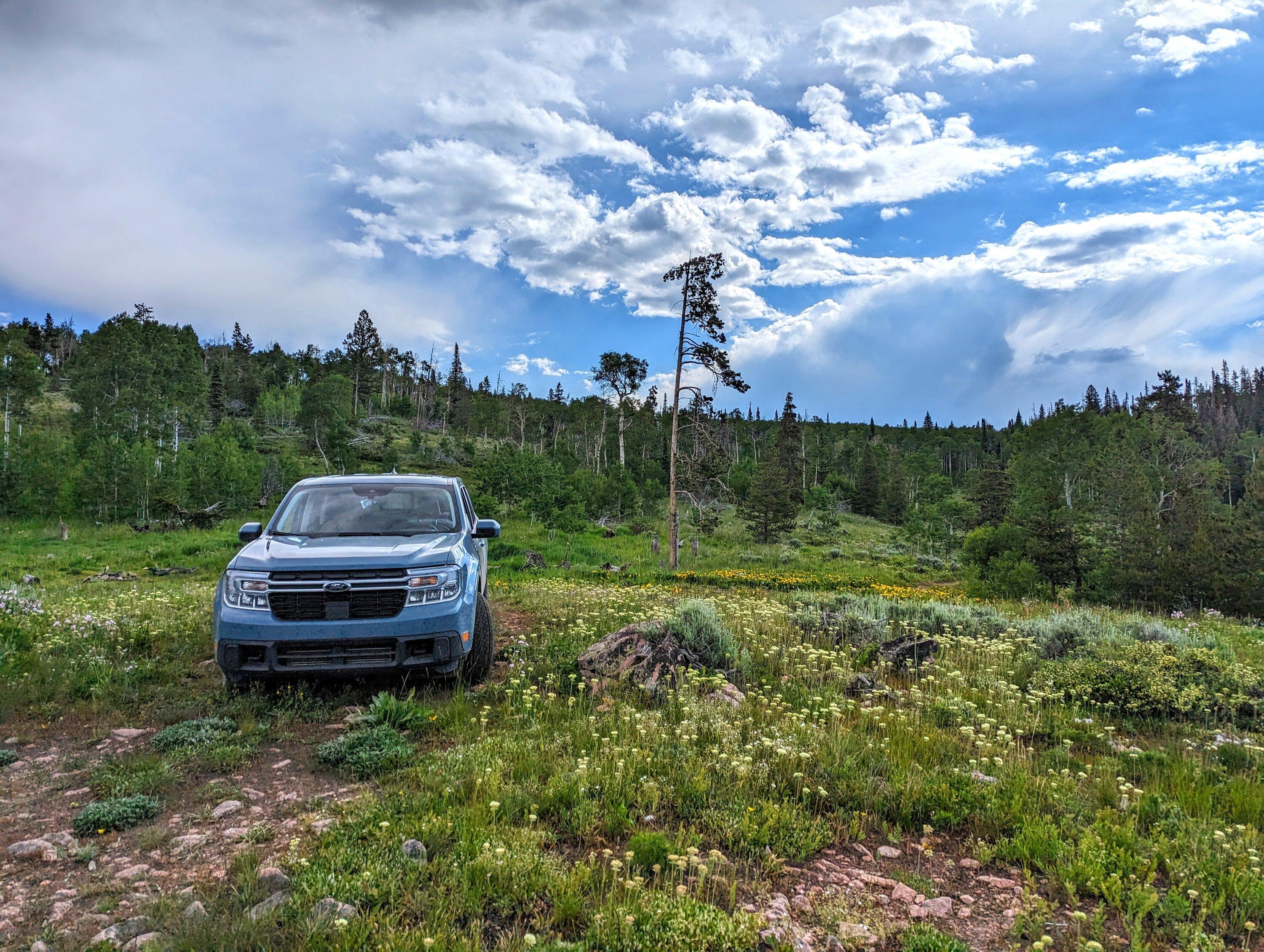 Ford Maverick Photos: 2022 Maverick EcoBoost Lariat doing truck stuff in Colorado PXL_20230704_152007407~2