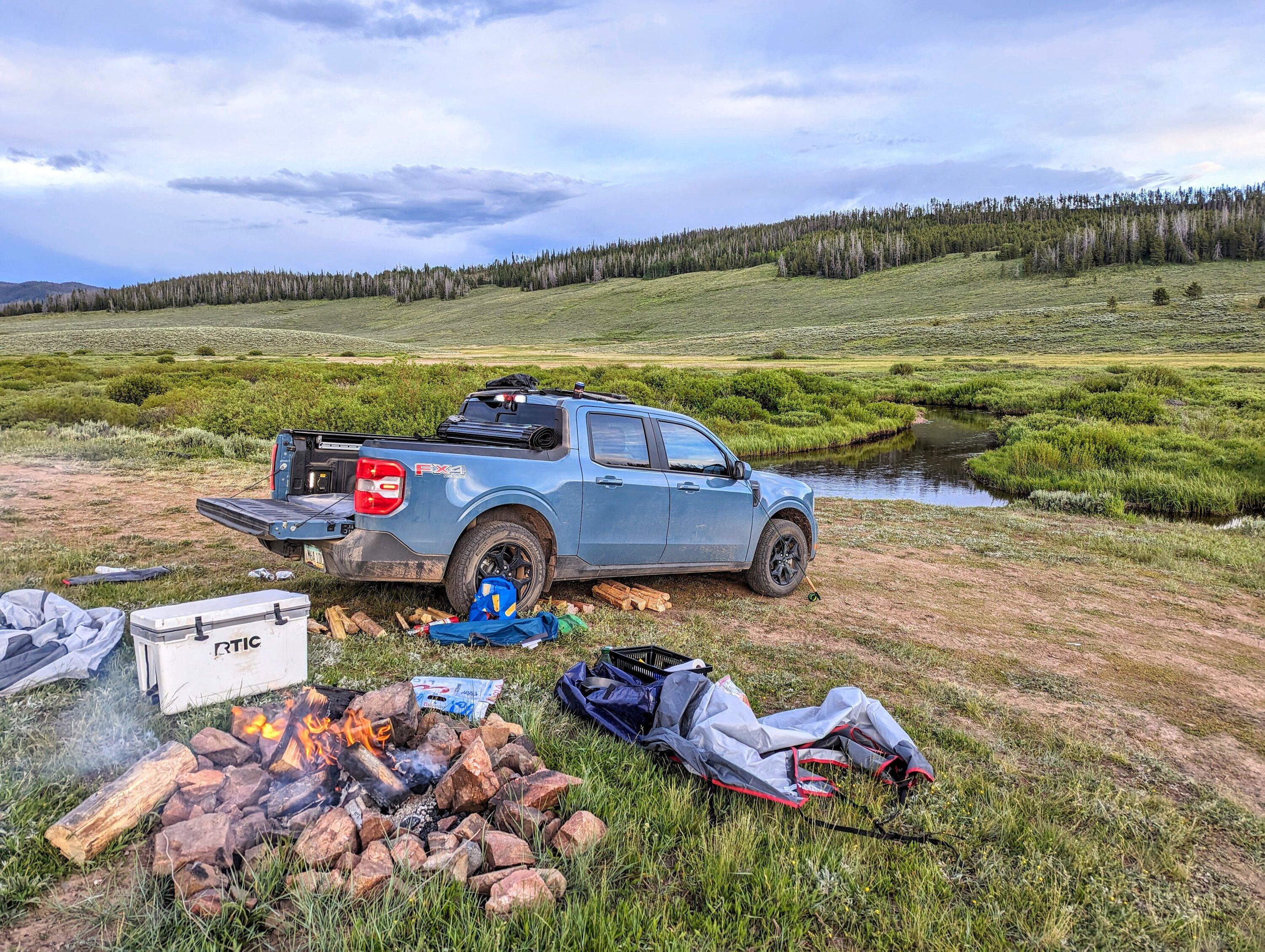 Ford Maverick Photos: 2022 Maverick EcoBoost Lariat doing truck stuff in Colorado PXL_20230704_022112476~2