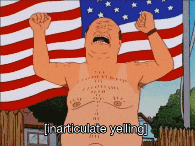 Ford Maverick Happy 4th MTC!!! yelling-guy-cartoon-merica-murica-261b0h45jin05k1