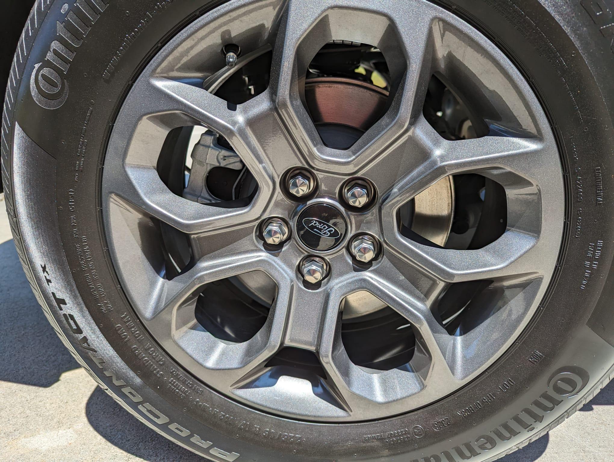 Ford Maverick Chrome Delete Project Part 3 - Lug Nuts 1688527358736