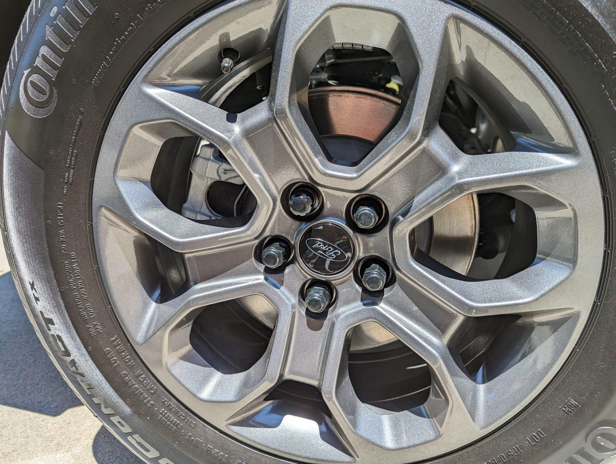 Ford Maverick Chrome Delete Project Part 3 - Lug Nuts 1688527381295
