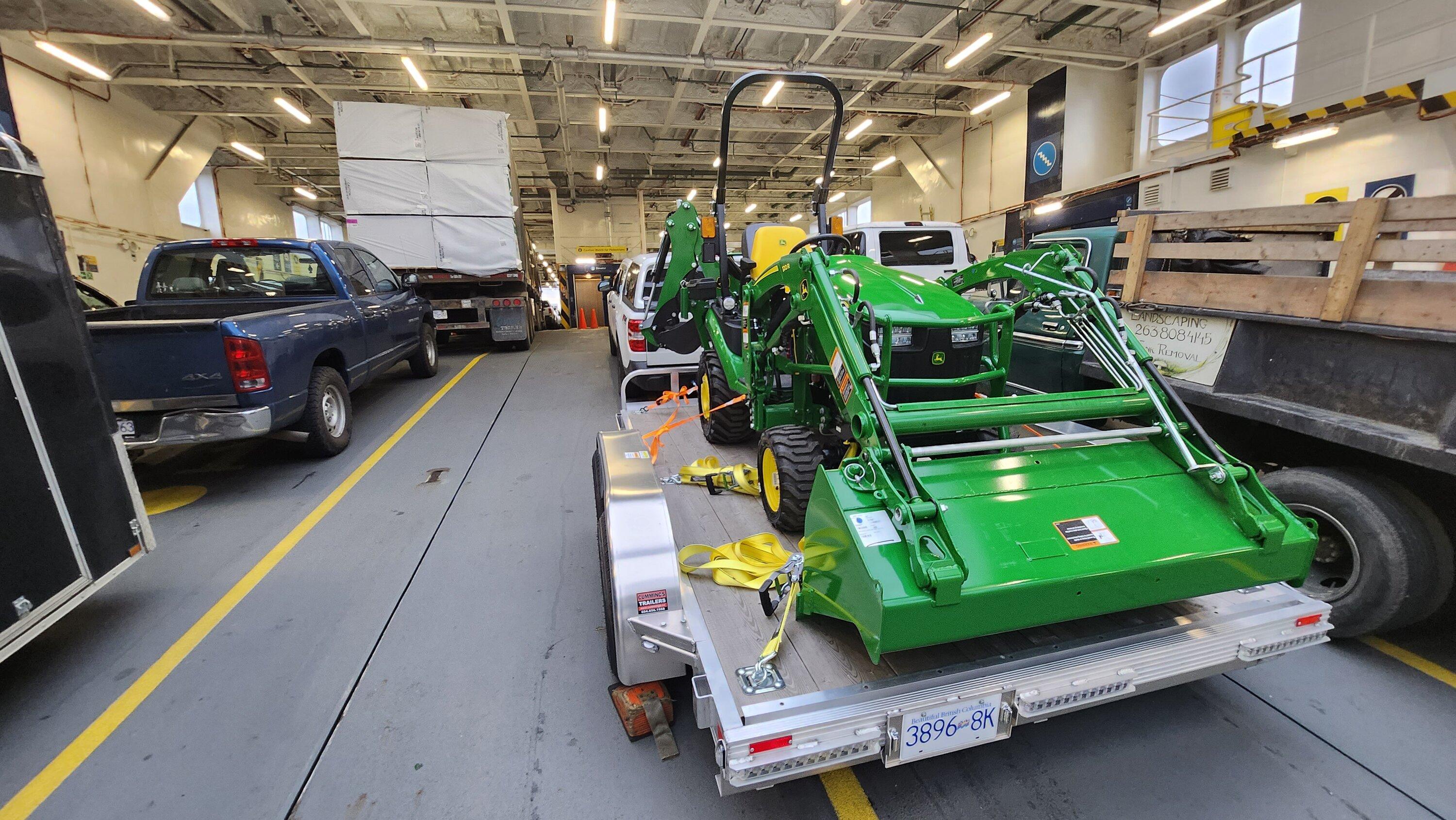 Ford Maverick Impressive Power: FX4 Ford Maverick tows 4,000lbs dump trailer and UTV! 20230501_192134