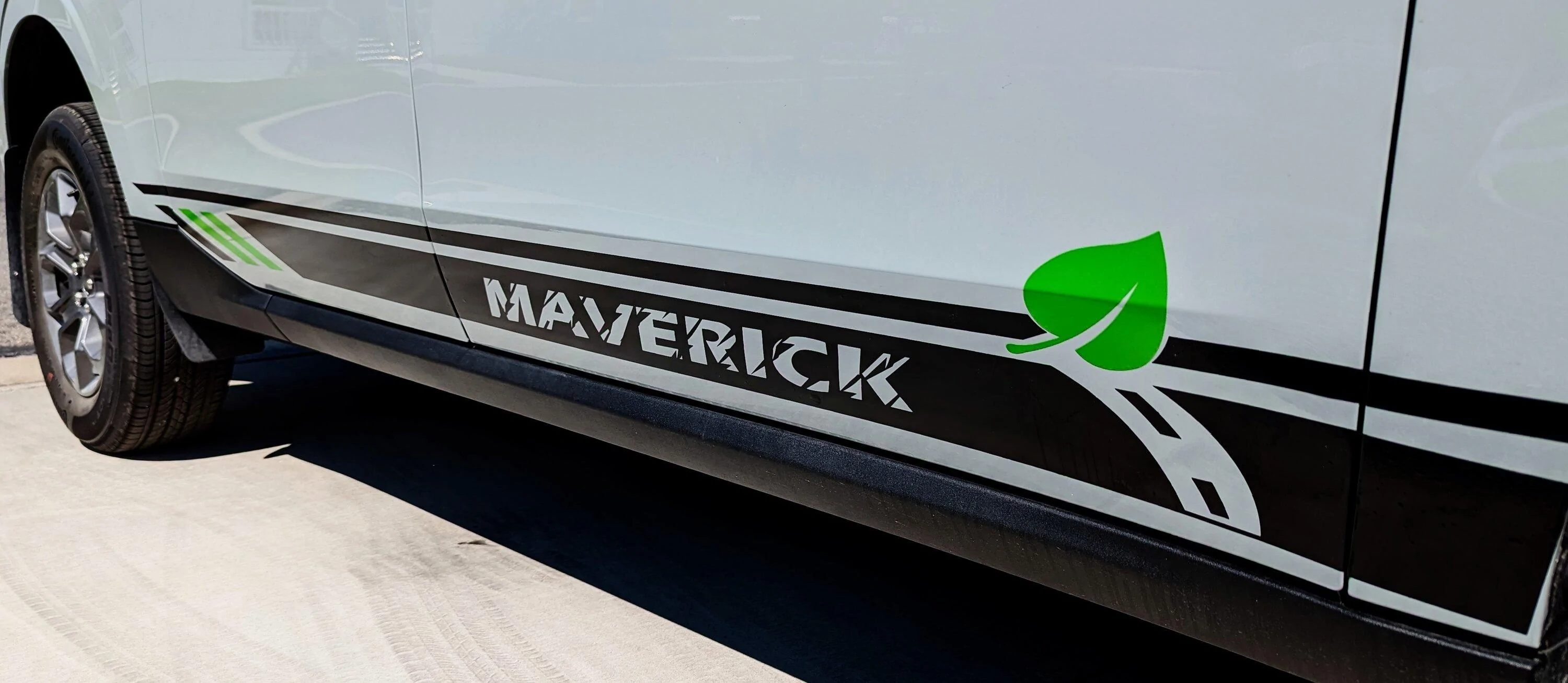 Ford Maverick Custom Hybrid Stripe installed PXL_20230706_220503748