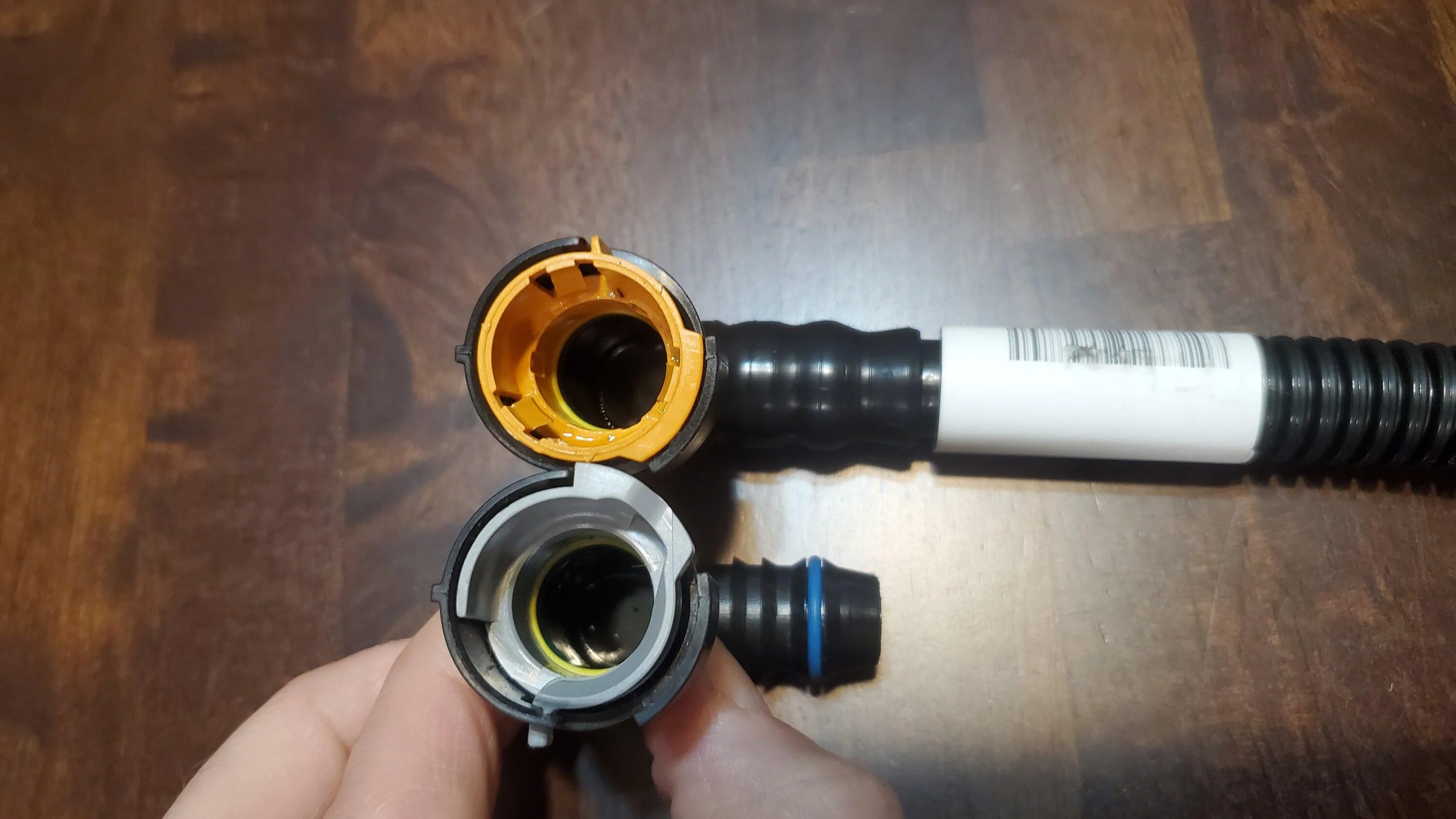 Ford Maverick Connectors for "Clean Side" Oil Catch Can 20230709_141727