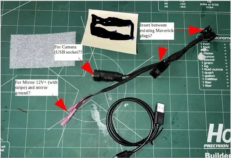 Ford Maverick Best accessory/mod under $100? mirror annoted (2)