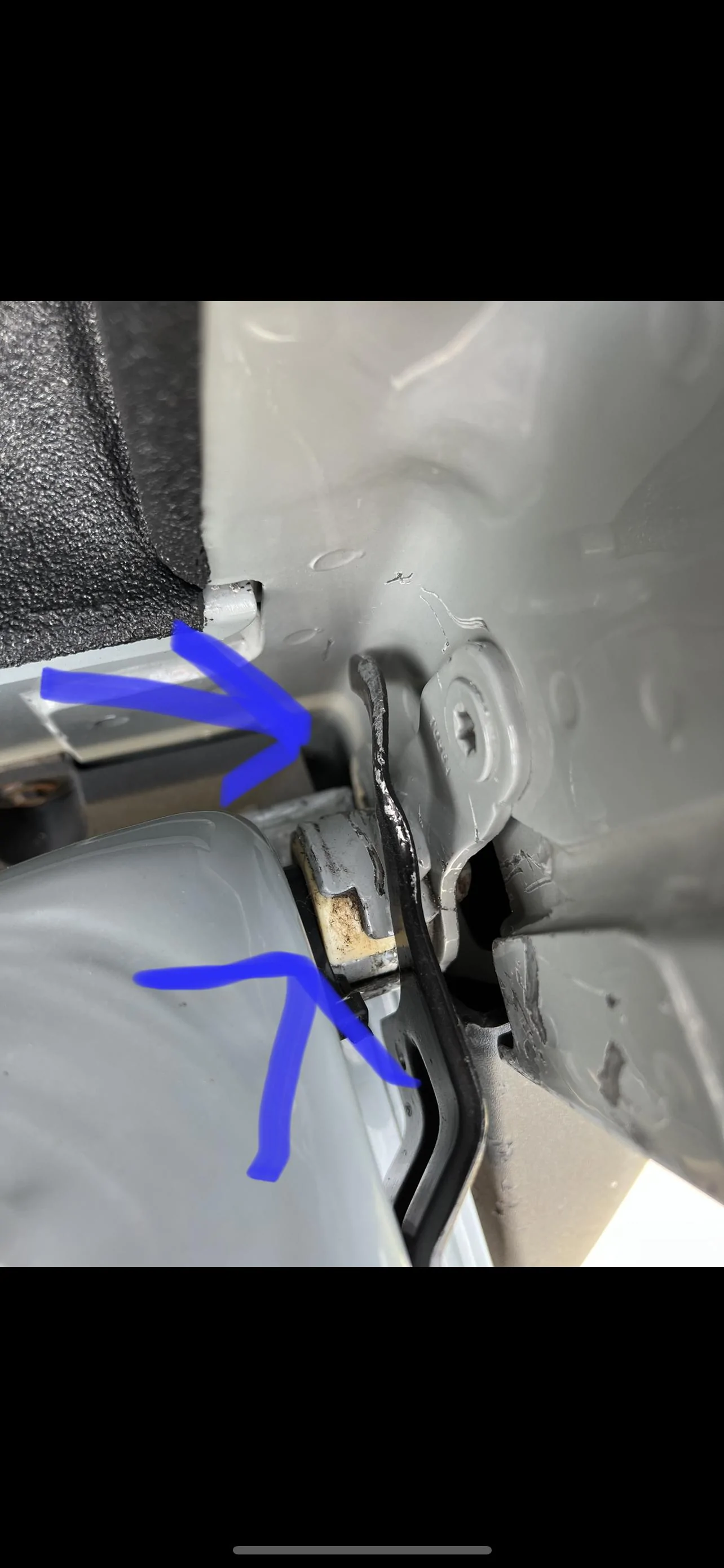 Ford Maverick Help identifying these two passenger side tailgate parts IMG_9591