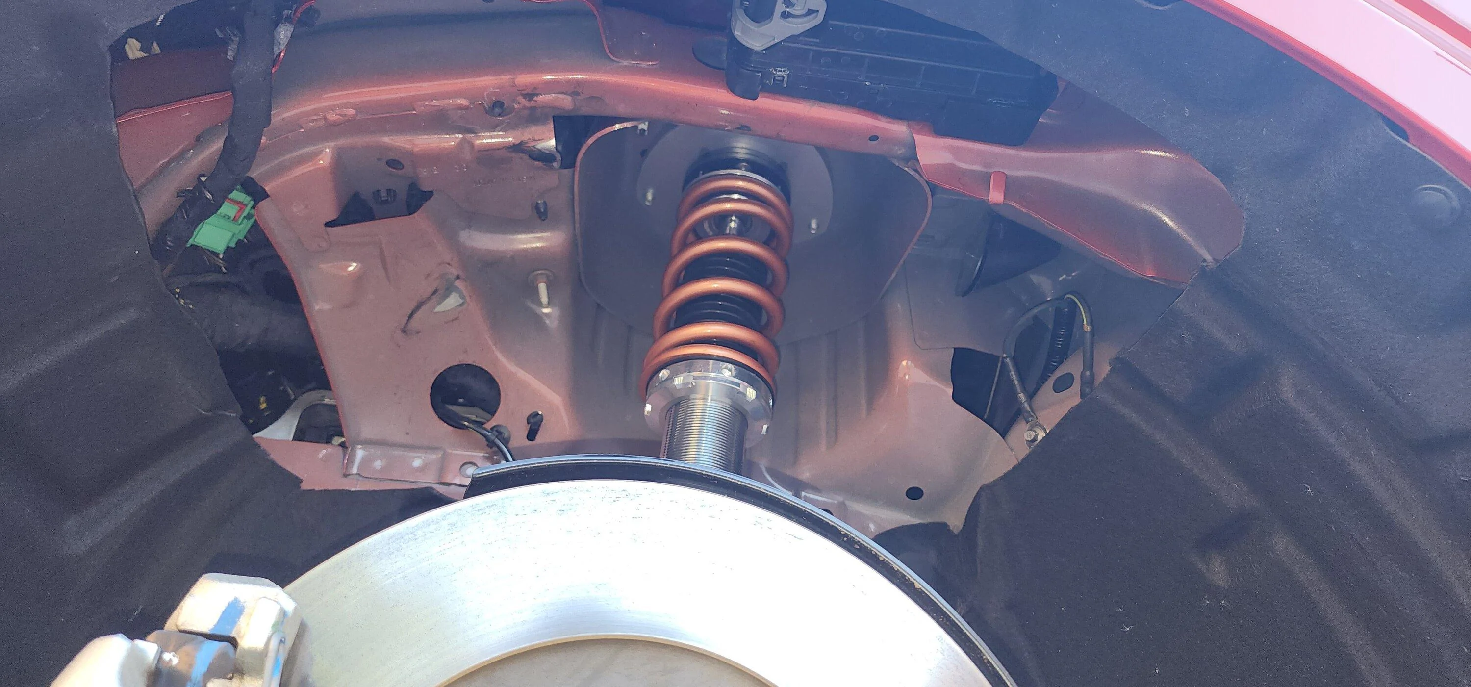 Ford Maverick Slammed on Silver's Coilovers (23 Hybrid Lariat) 20230709_194313