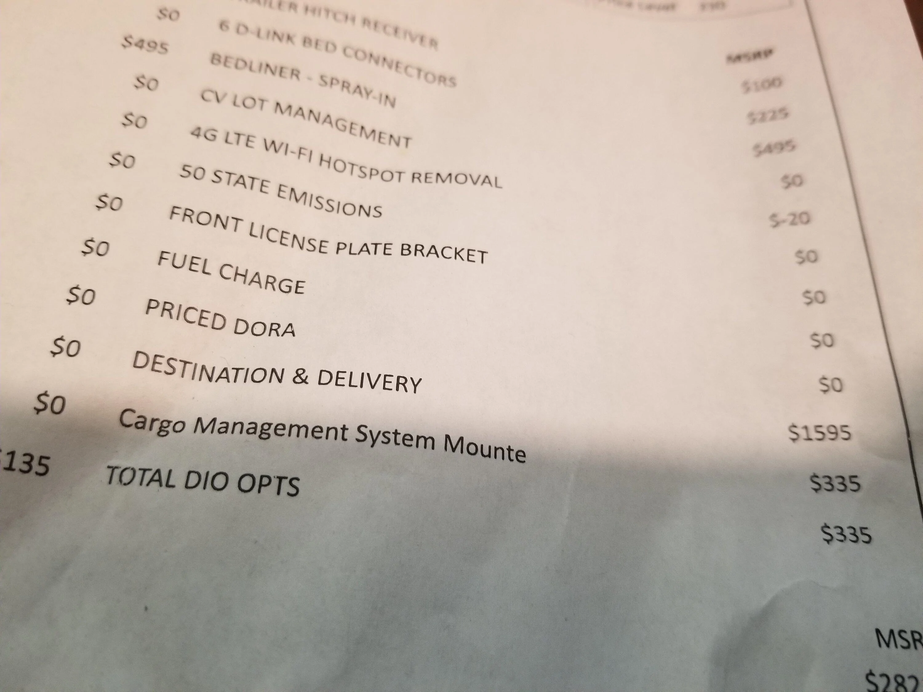 Ford Maverick "free" cargo management system cargo