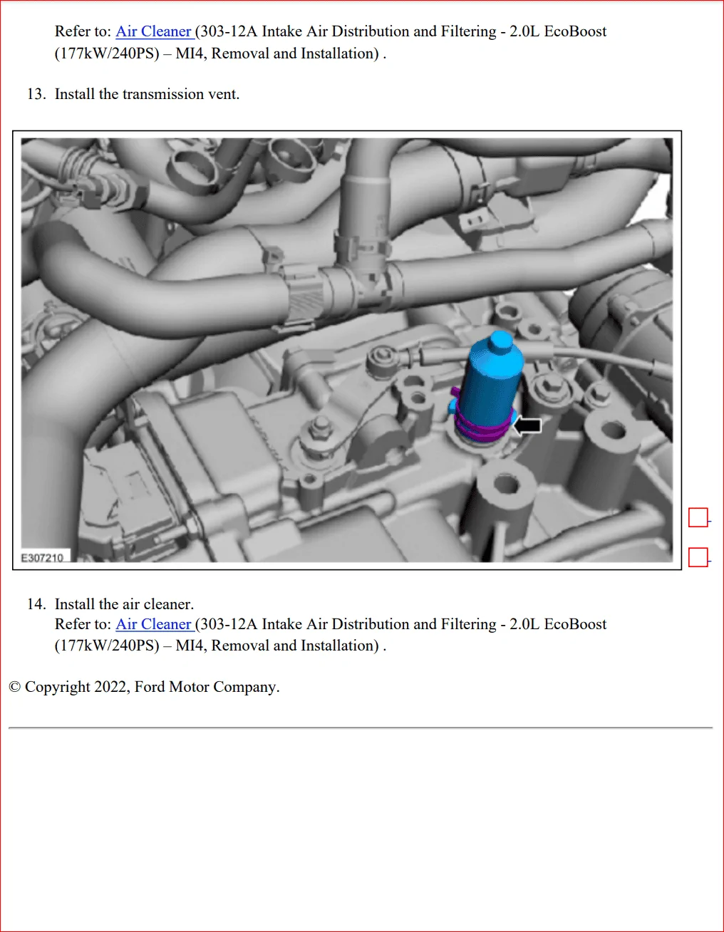 Ford Maverick Transmission fluid check and service, with torque specs (per the Service Manual) check 004