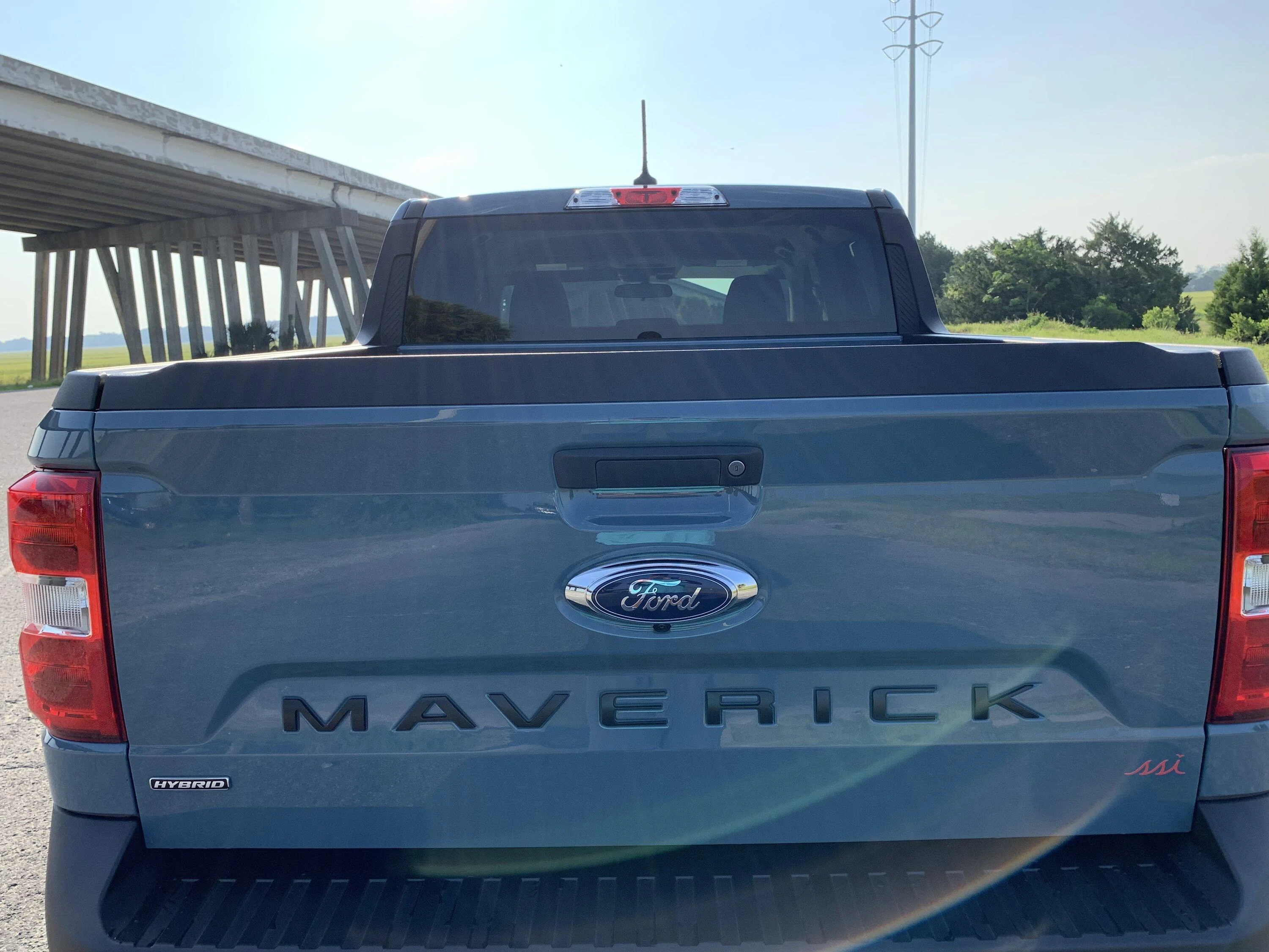 Ford Maverick Area 51 tailgate lettering IMG_1407