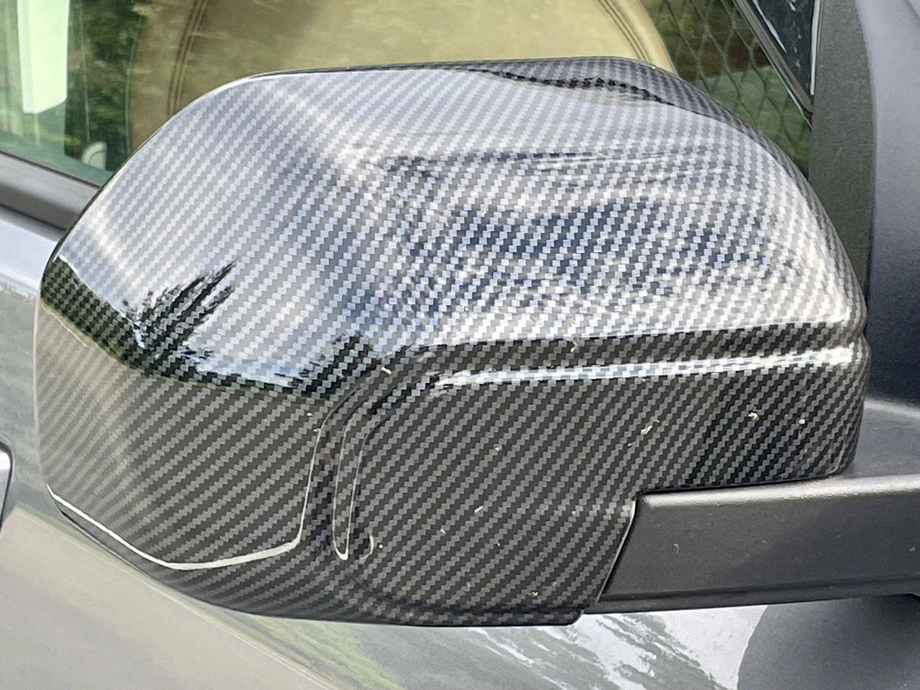 Ford Maverick New Carbon Fiber Trim Interior Overlays Installed IMG_1273