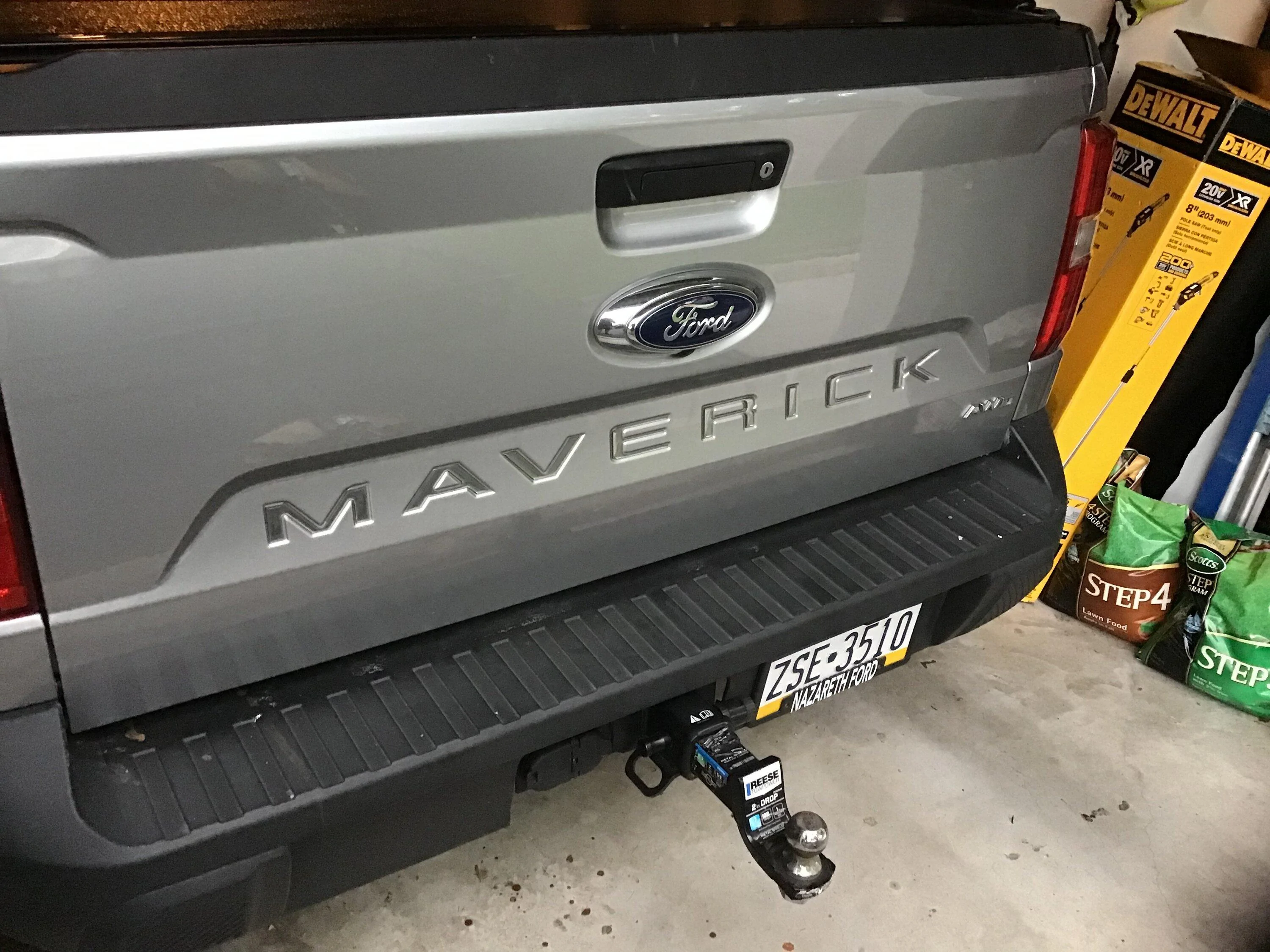Ford Maverick Tailgate letters for the Iconic Silver IMG_1173
