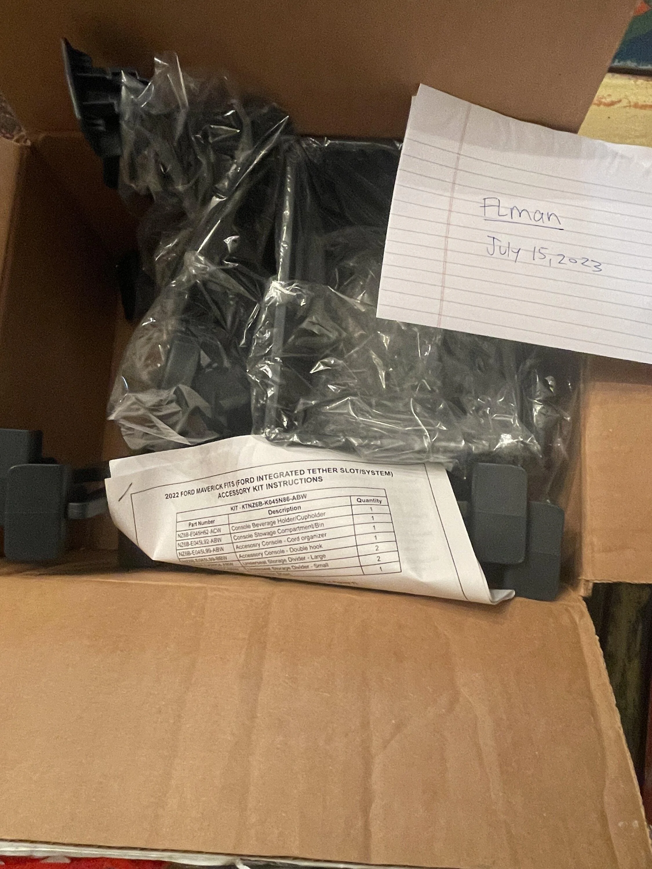 Ford Maverick New in Box OEM Ford FITS Kit $60 FF1EC1DD-8E04-49AE-B3F8-C65263F88A96