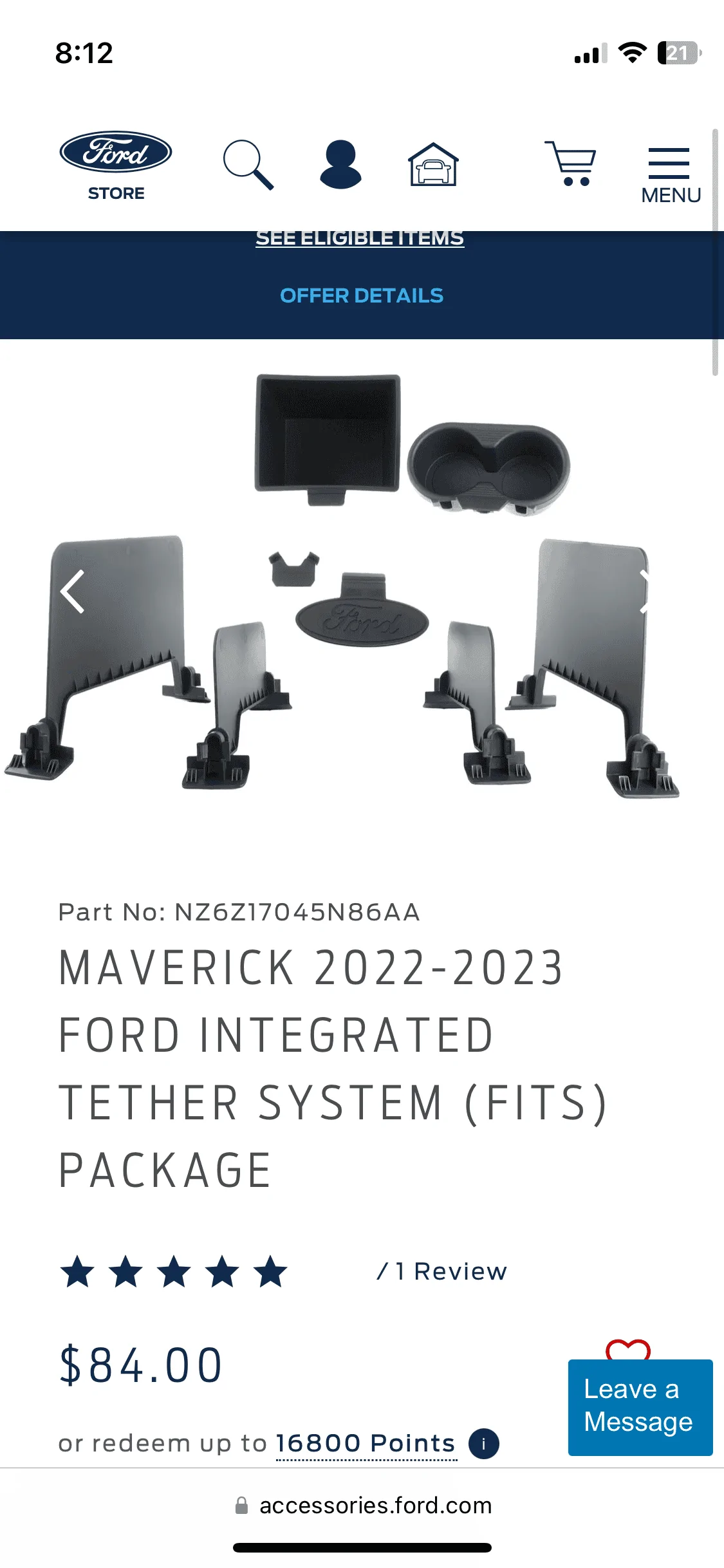 Ford Maverick New in Box OEM Ford FITS Kit $60 87CCCDD6-34C3-48D9-9002-5798A14D26DE