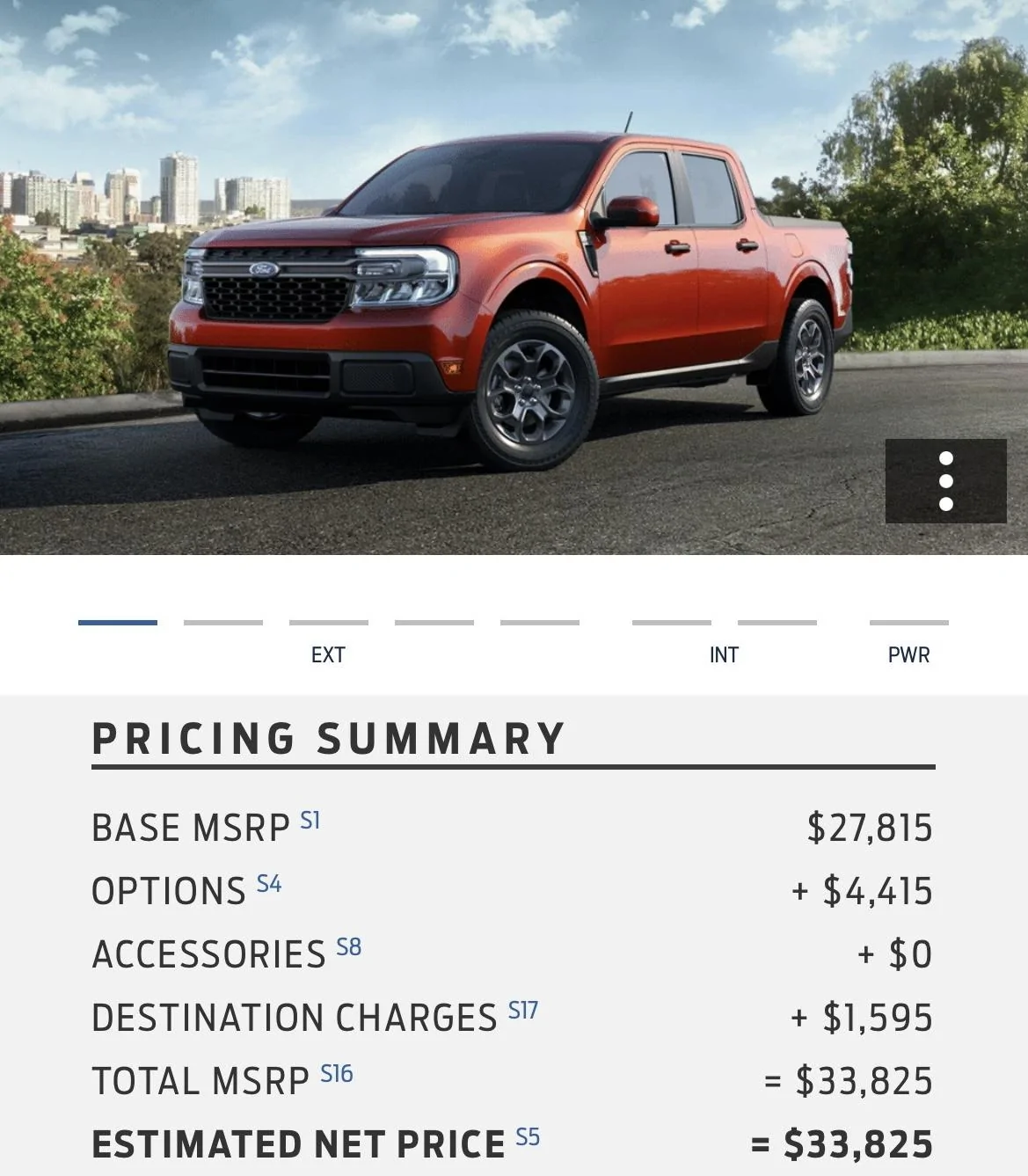 Ford Maverick 2024 Maverick Build and Price is LIVE! IMG_3438