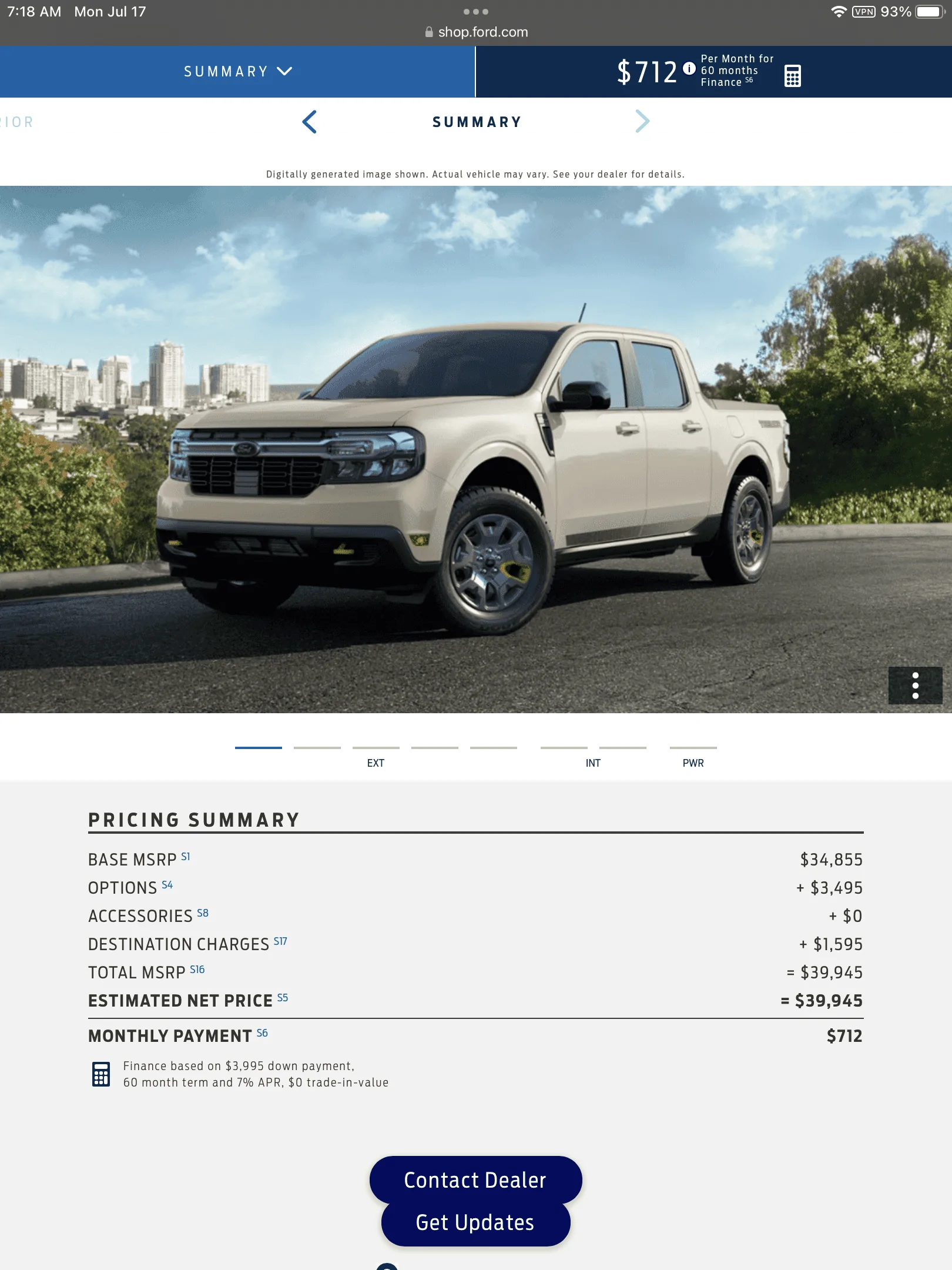 Ford Maverick 2024 Maverick Price List (MSRP/Invoice Pricing) - All Models / Options IMG_2759