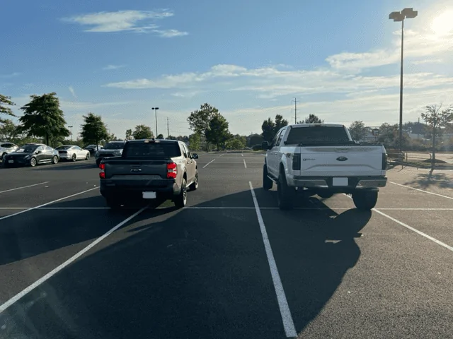 Ford Maverick Post your Maverick next to ridiculously large trucks - photos thread IMG_8720