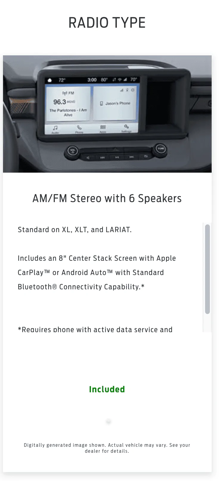 Ford Maverick No Apple Carplay and Android Auto on the 2024 build & price for the XLT ? 1689626740679